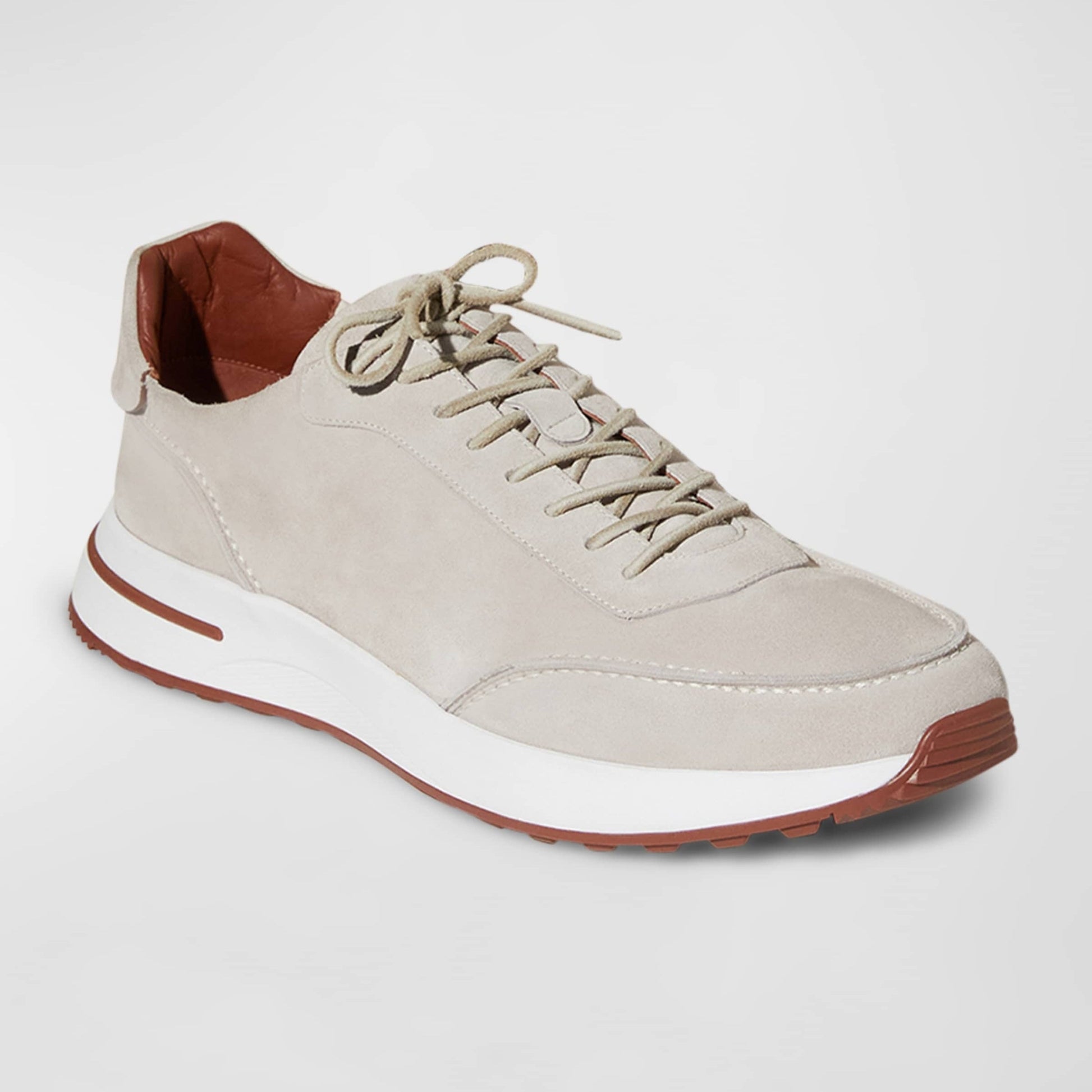Loro Piana Weekend Walk Suede Sneakers - Beige