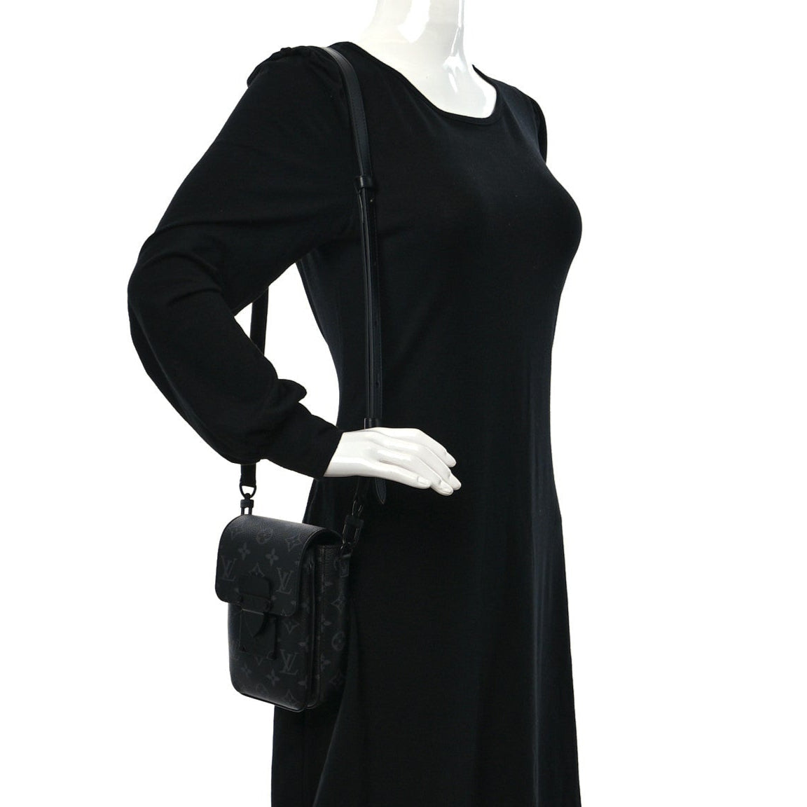 Louis Vuitton S-Lock Vertical Wearable Wallet - Black