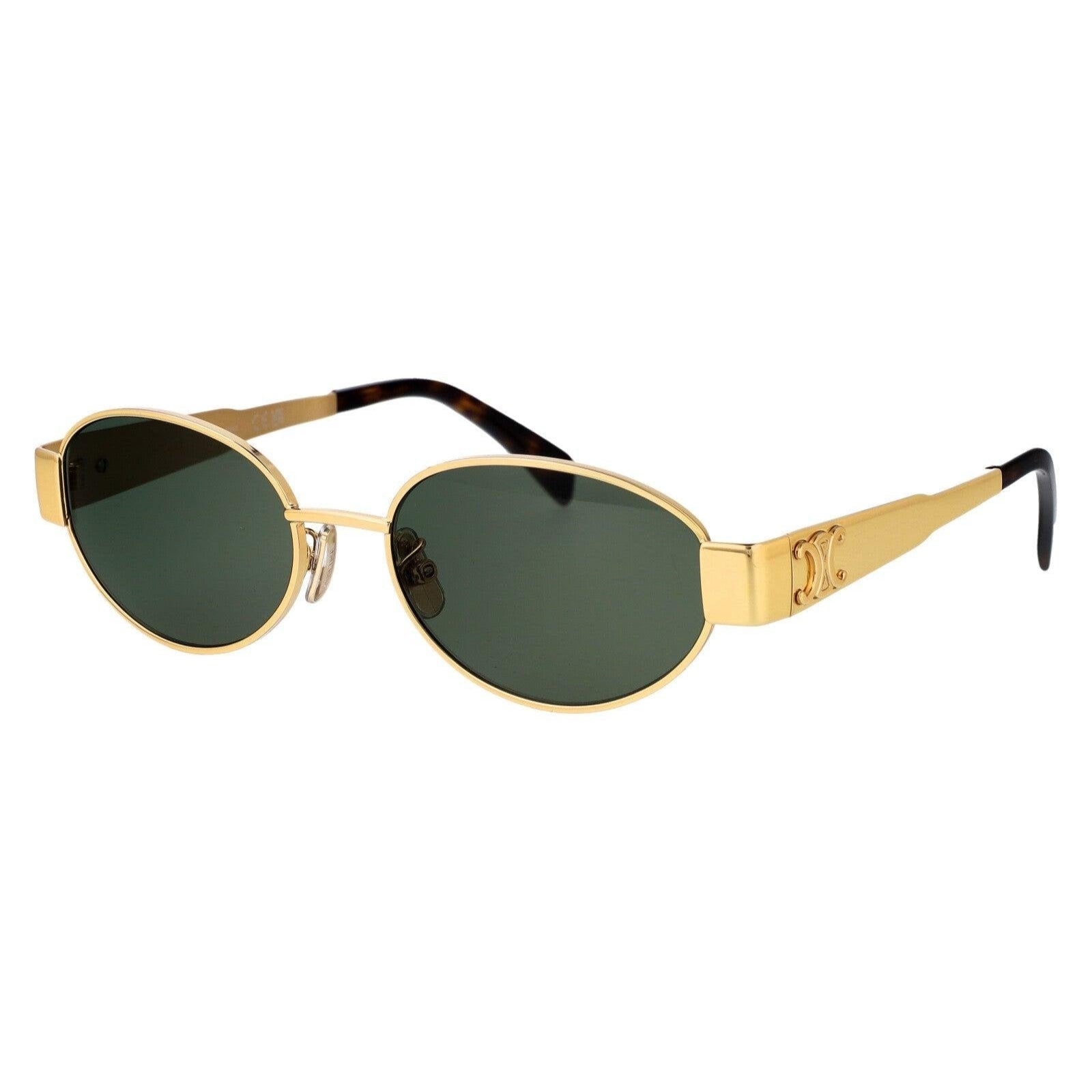 Celine CL40235 30N Triomphe Metal Gold Sunglasses