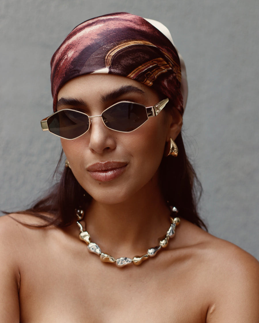 Celine CL40254 30N Triomphe Metal Gold Sunglasses