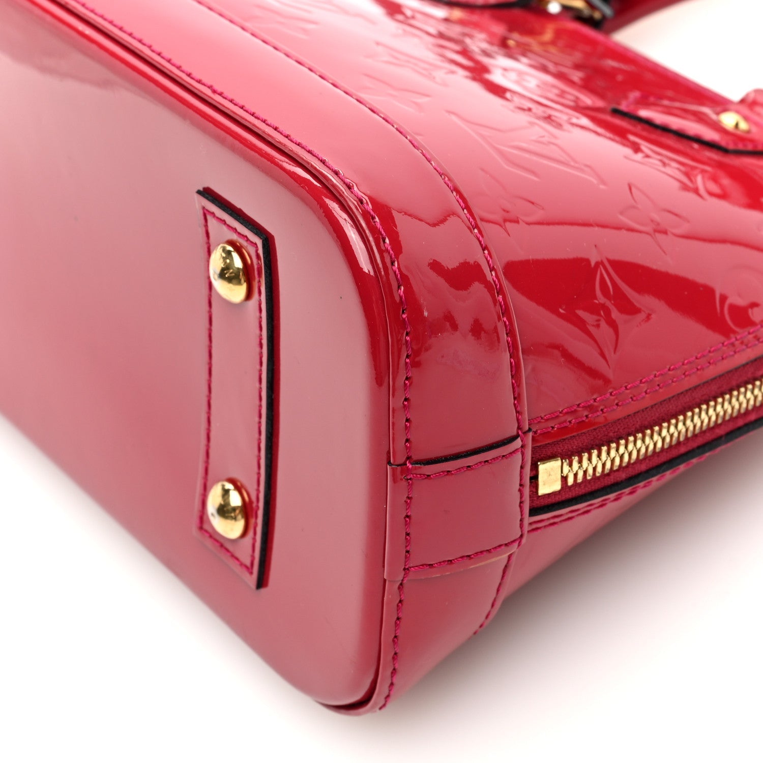 Louis Vuitton Vernis Alma BB Handbag - Red