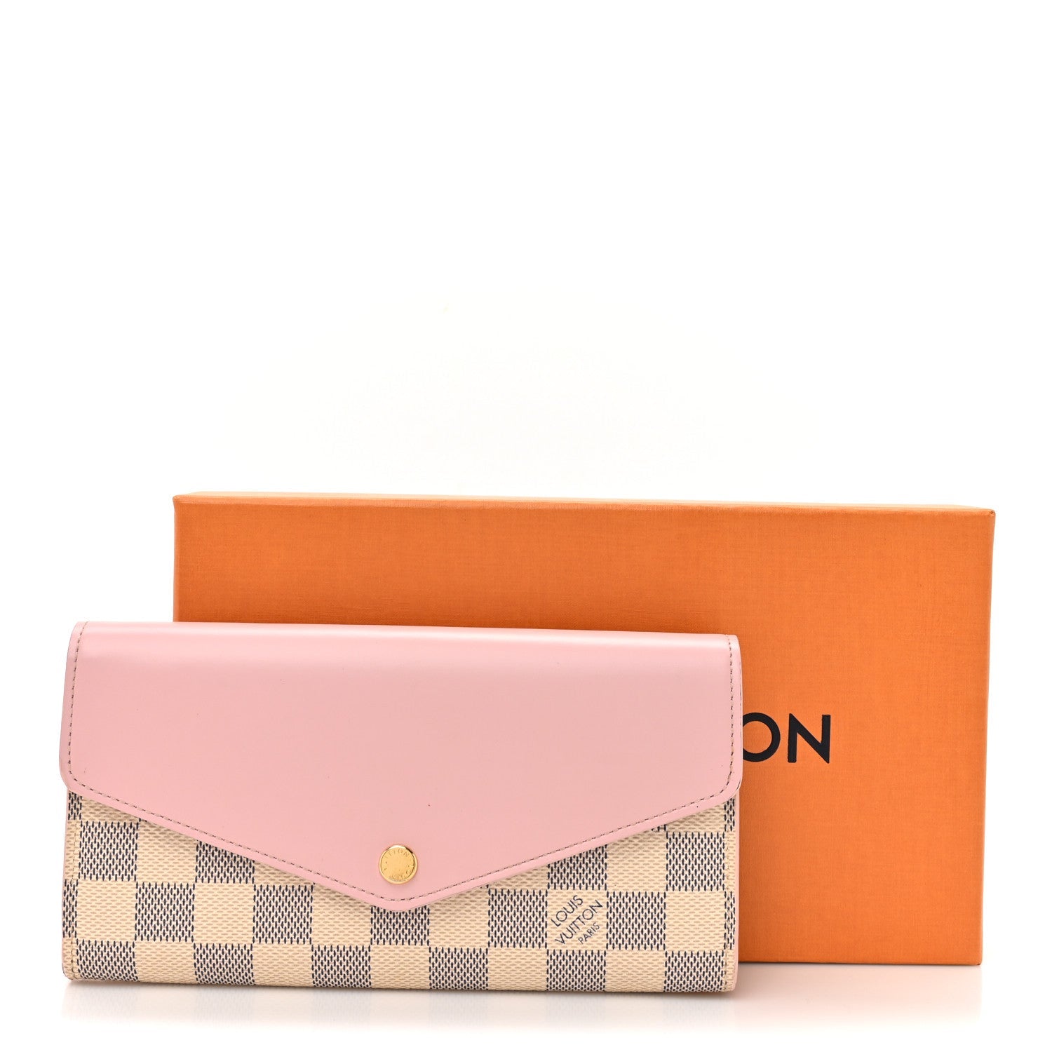 Louis Vuitton Pochette Félicie Damier Wallet - Azur Pink