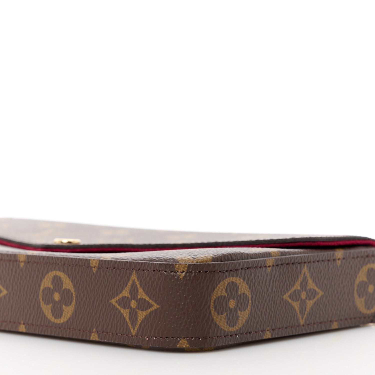 Louis Vuitton Pochette Félicie Chain Wallet - Brown