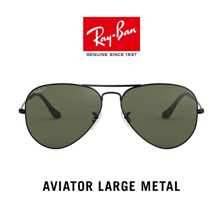 Ray Ban Aviator Classic RB3025 002/58 Black Frame Sunglasses