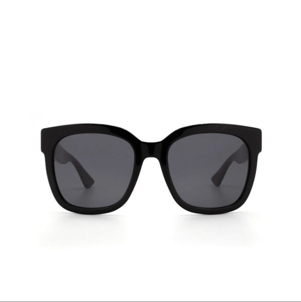 Gucci GG0034S Rectangular Frame Black Sunglasses