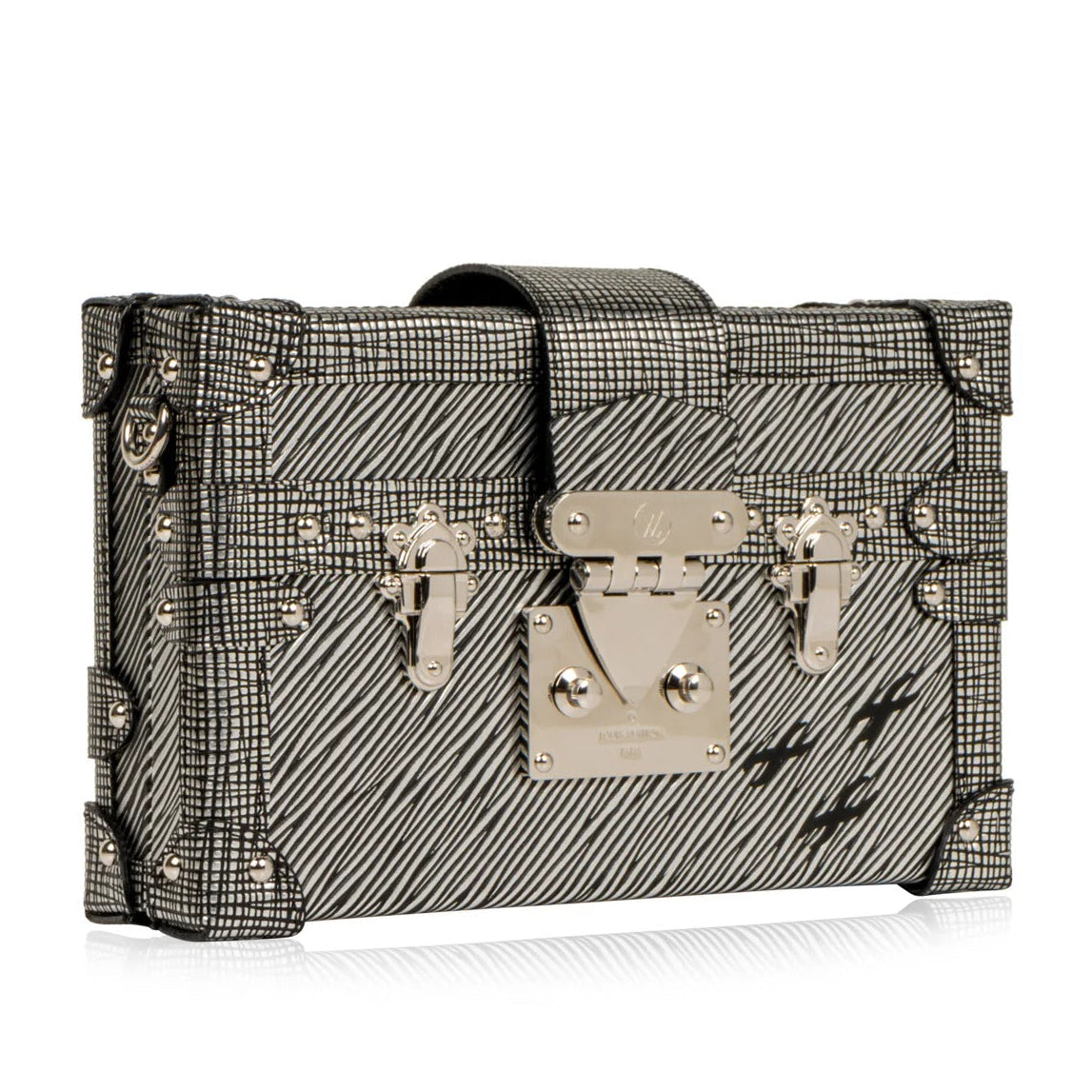 Louis Vuitton Epi Leather Metallic Petite Malle - Silver
