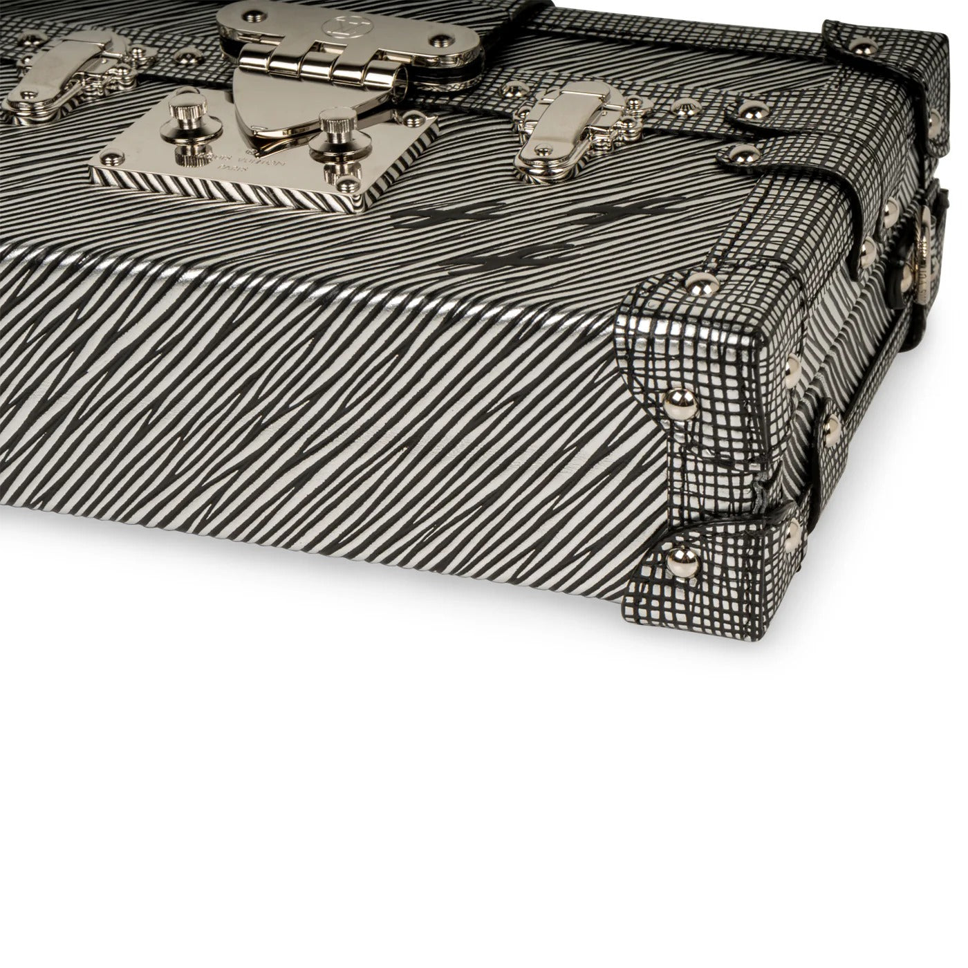 Louis Vuitton Epi Leather Metallic Petite Malle - Silver