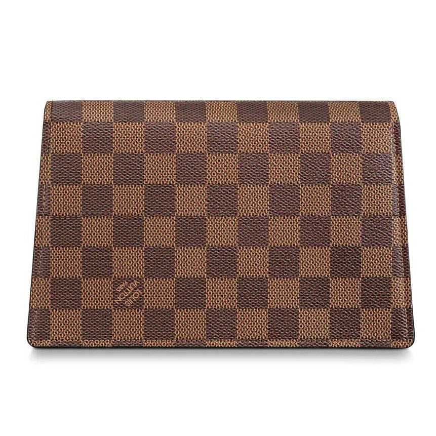 Louis Vuitton Damier Ebene Croisette Chain Wallet Bag - Dark Brown