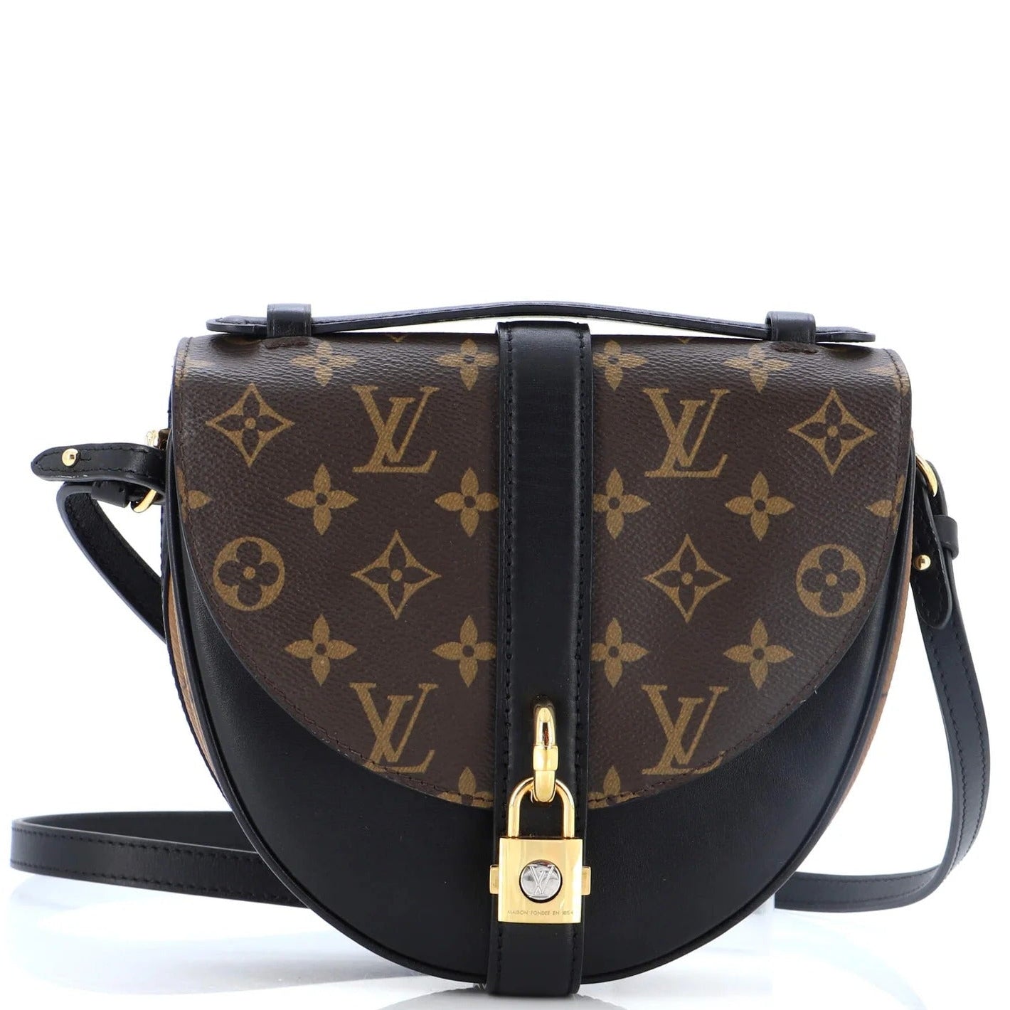 Louis Vuitton Monogram Reverse Chantilly Lock Crossbody Bag - Brown