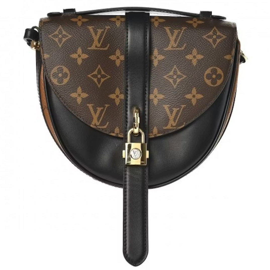 Louis Vuitton Monogram Reverse Chantilly Lock Crossbody Bag - Brown