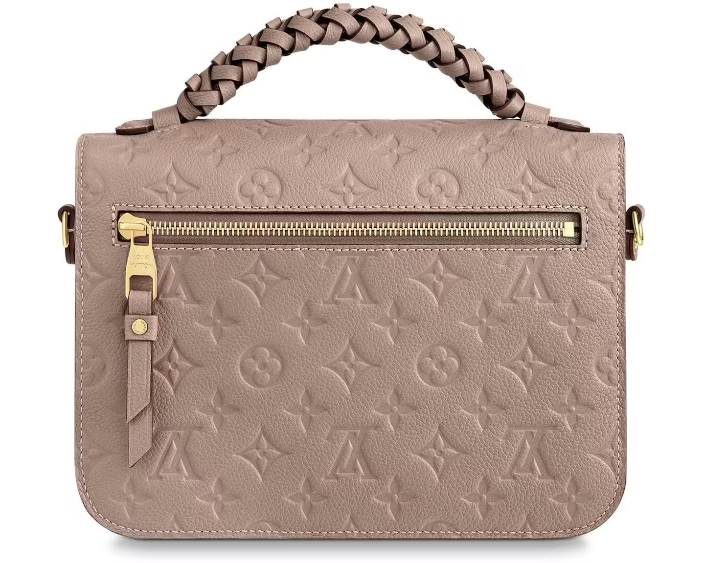 Louis Vuitton Monogram Empreinte Pochette Metis Handbag - Beige