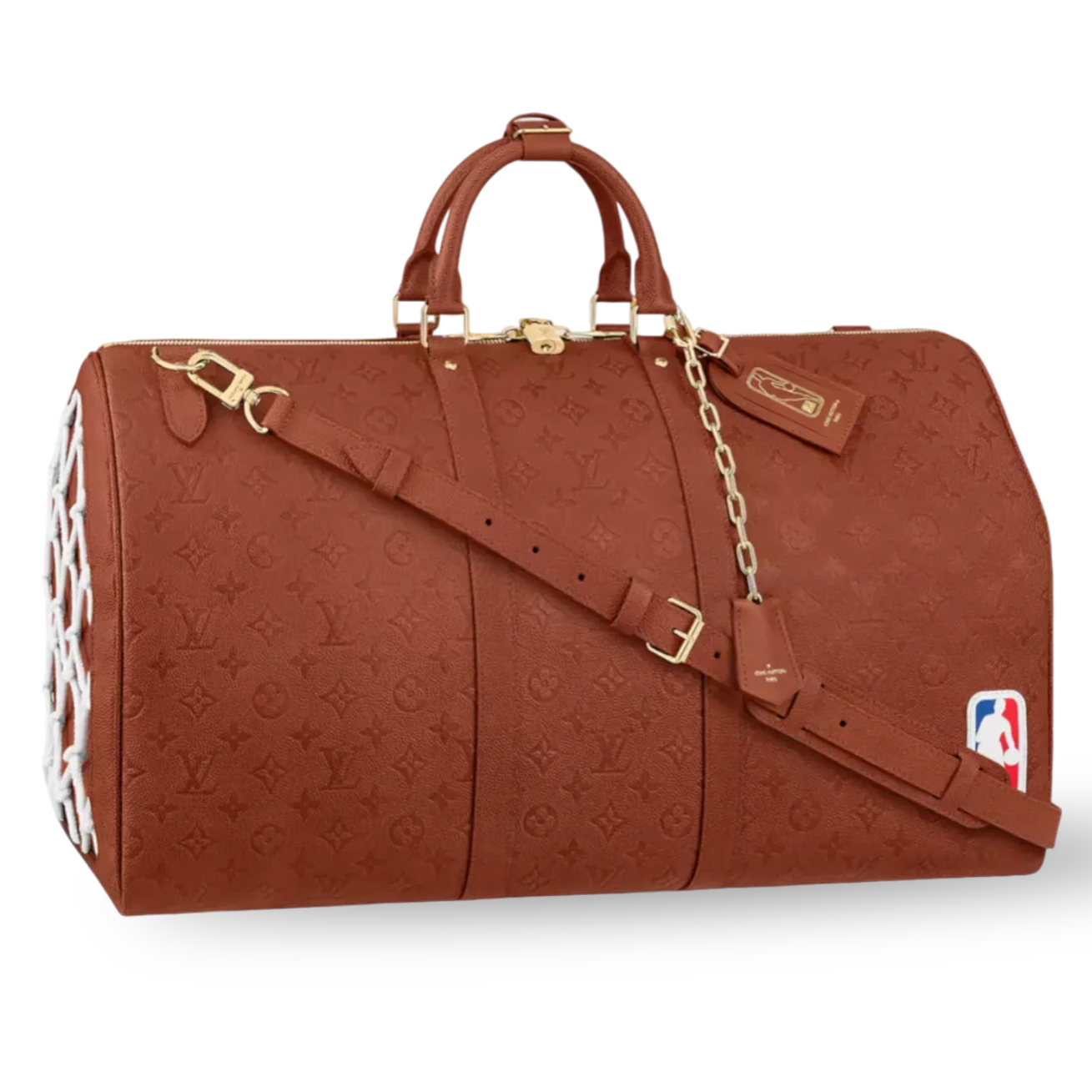 Louis Vuitton Keepall Bandoulière 55 Duffle Bag - Brown