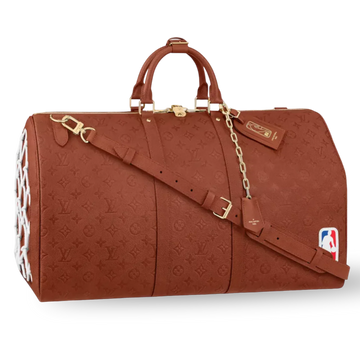 Louis Vuitton Keepall Bandoulière 55 Duffle Bag - Brown