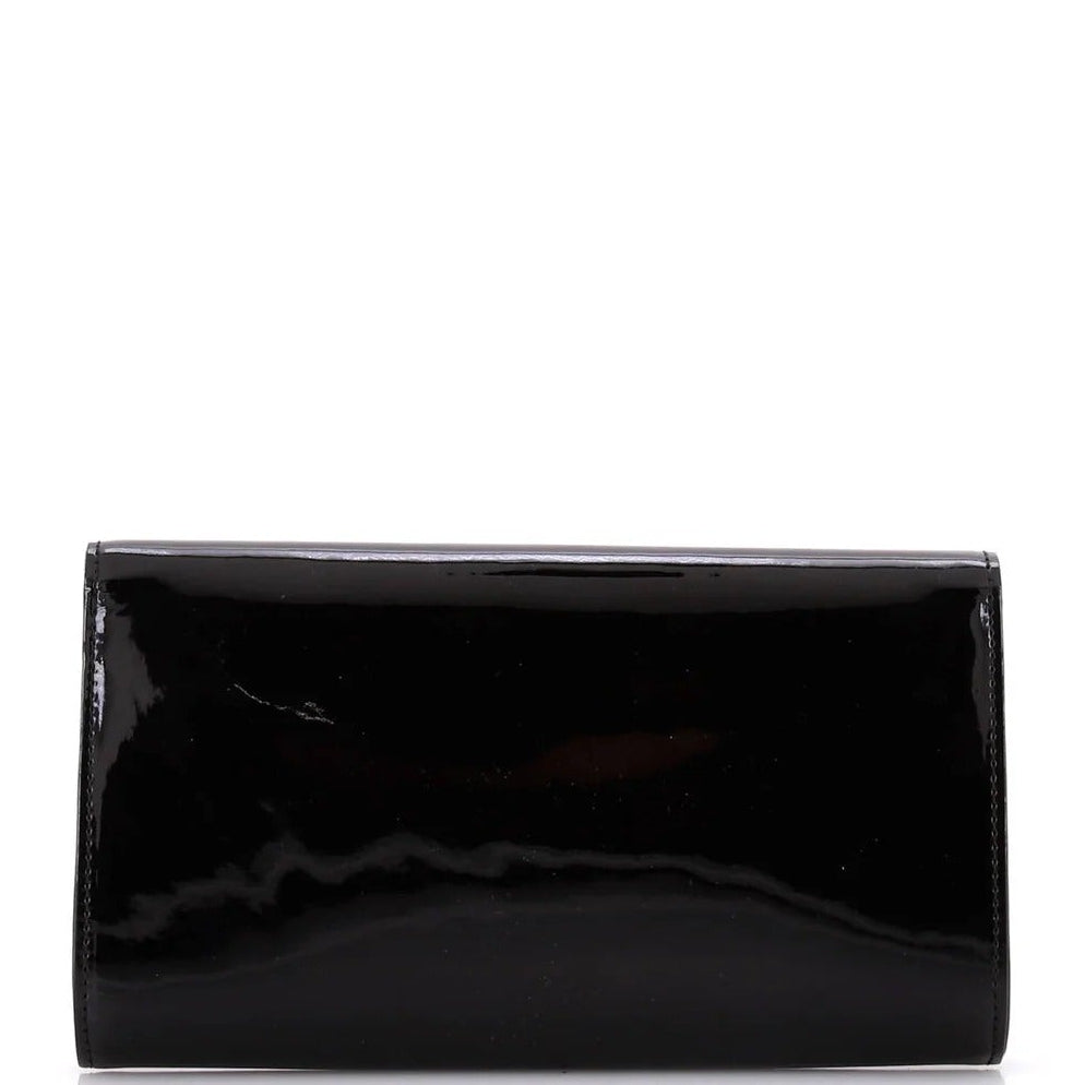 Louis Vuitton Vernis Louise Clutch Wallet - Black