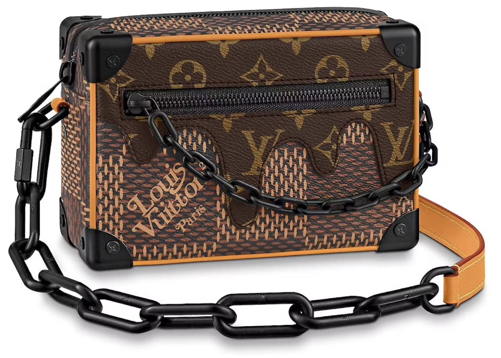 Louis Vuitton x NIGO Giant Damier Ebene Monogram Mini Soft Trunk - Monogram Brown