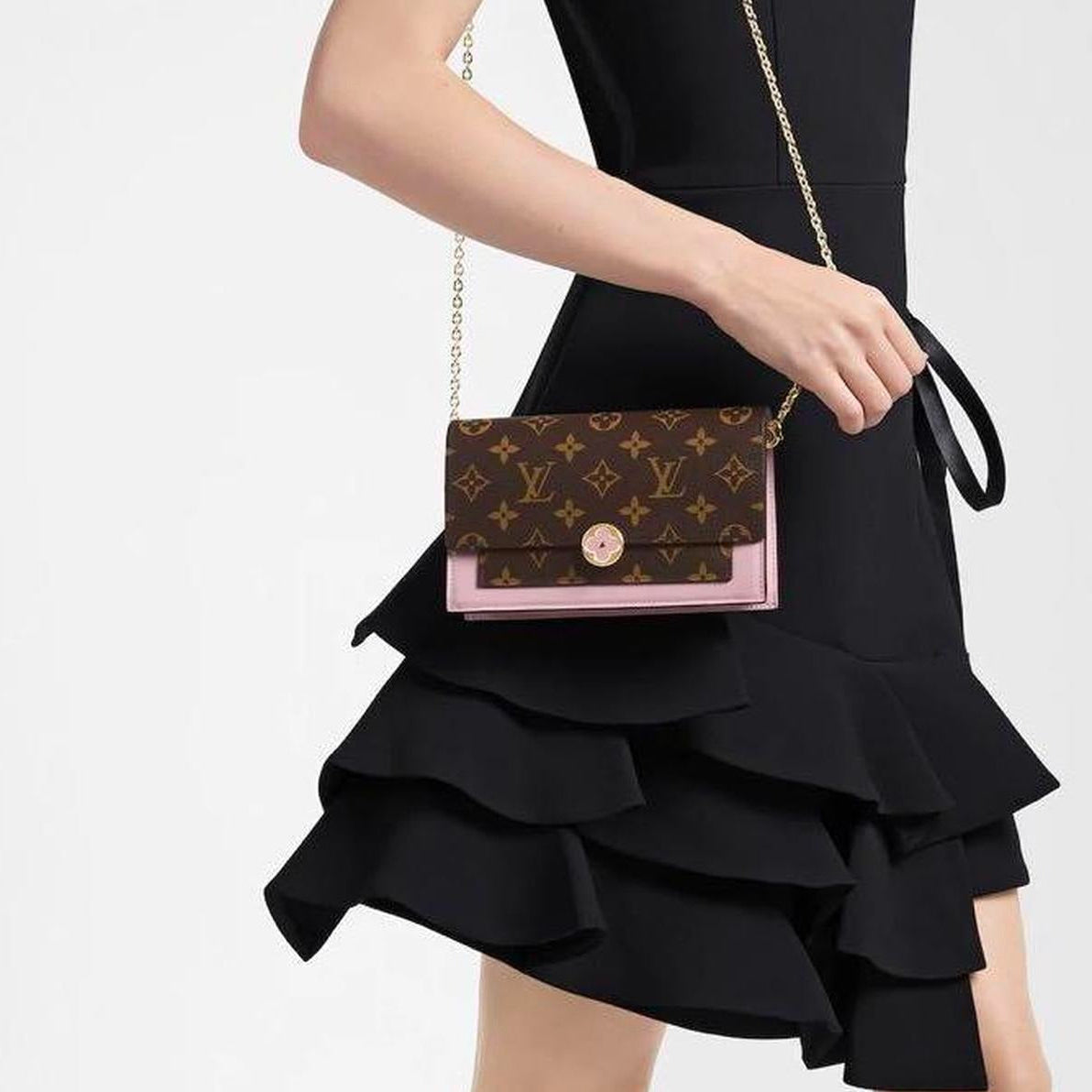 Louis Vuitton Monogram Canvas Flore Wallet - Rose Ballerine