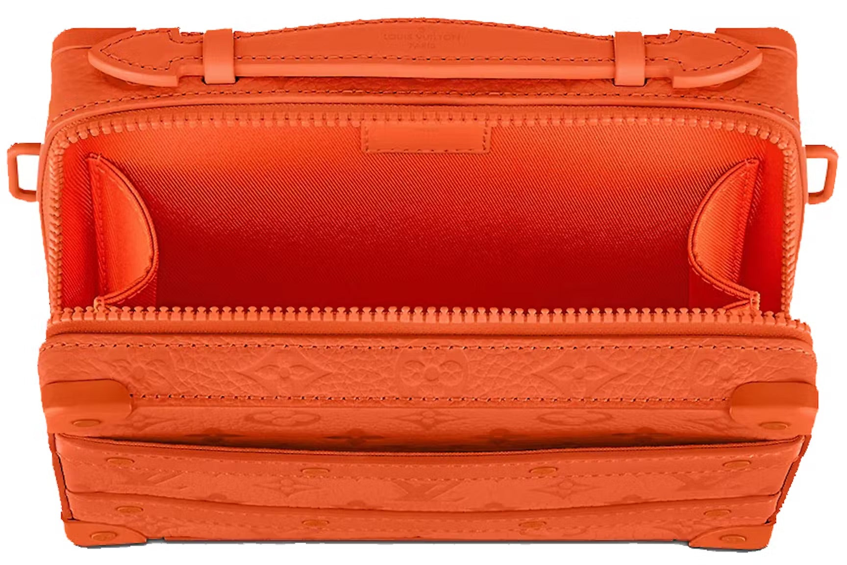 Louis Vuitton Taurillon Monogram Handle Soft Trunk - Orange