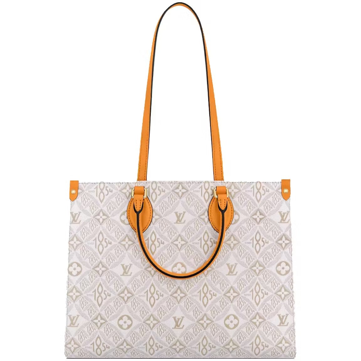 Louis Vuitton Jacquard Since 1854 OnTheGo MM Handbag - Creme