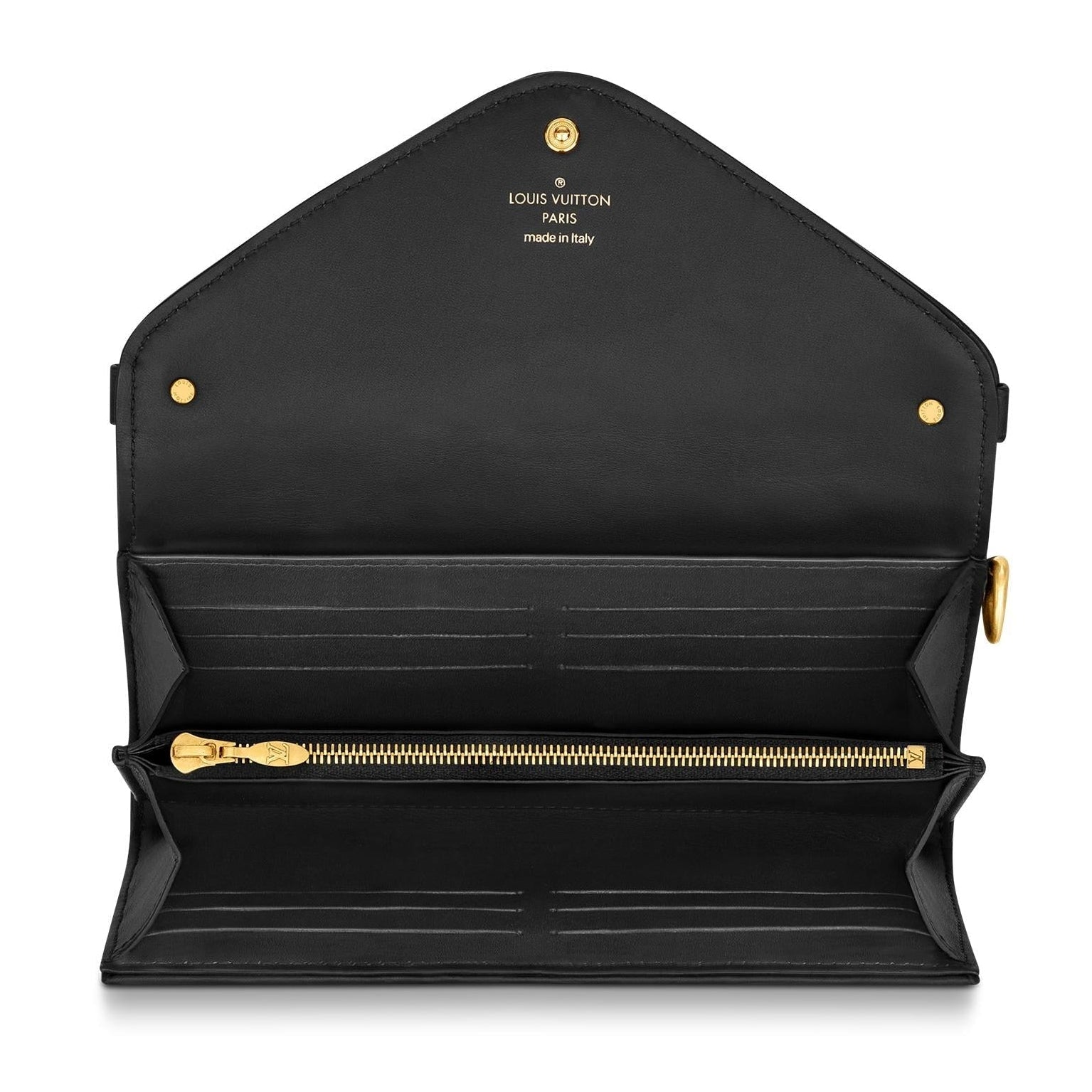 Louis Vuitton New Wave Long Wallet - Black