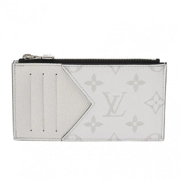 Louis Vuitton Taigarama Coin Card Holder Wallet - White