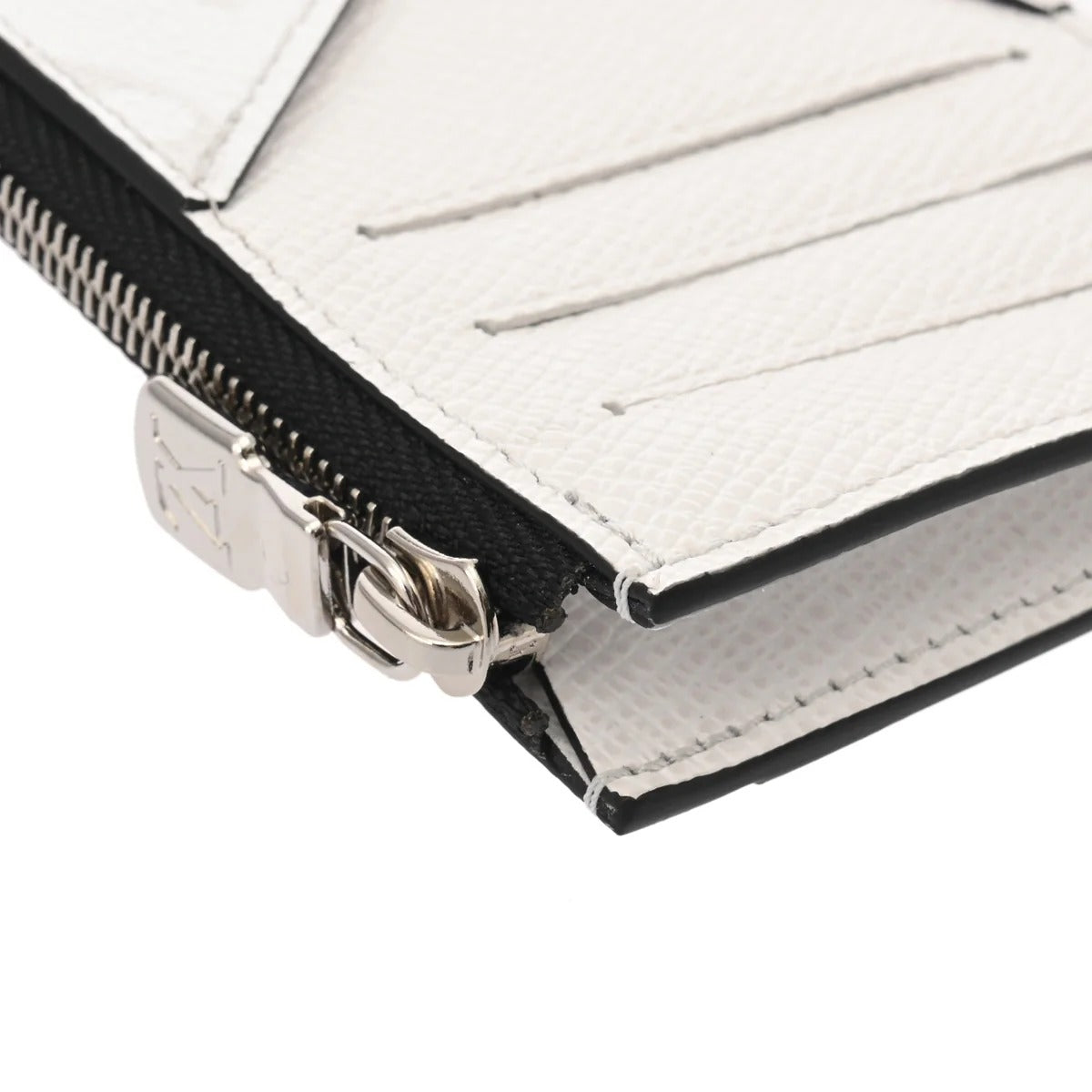 Louis Vuitton Taigarama Coin Card Holder Wallet - White