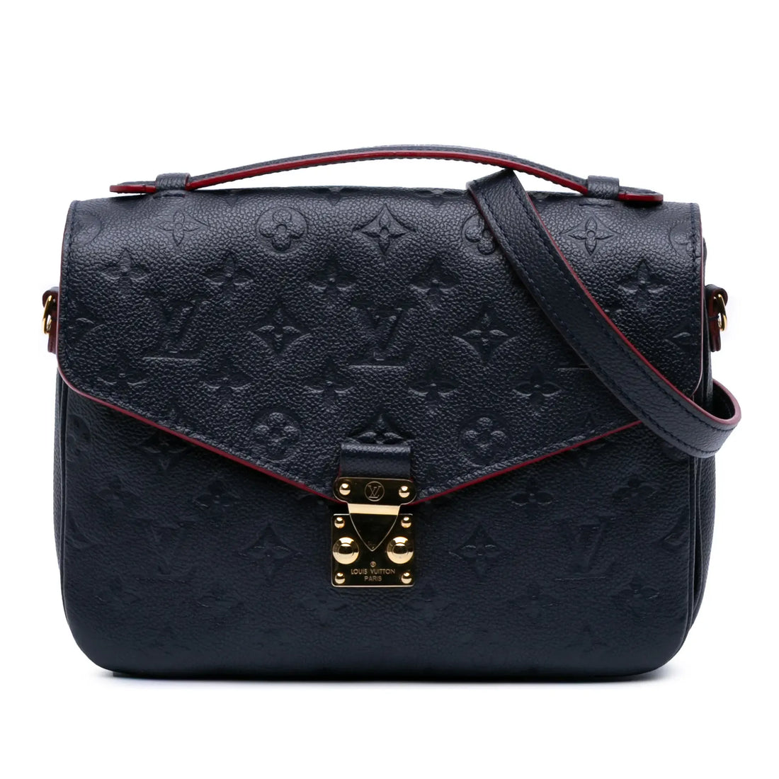 Louis Vuitton Monogram Empreinte Pochette Metis Handbag - Rouge Marine
