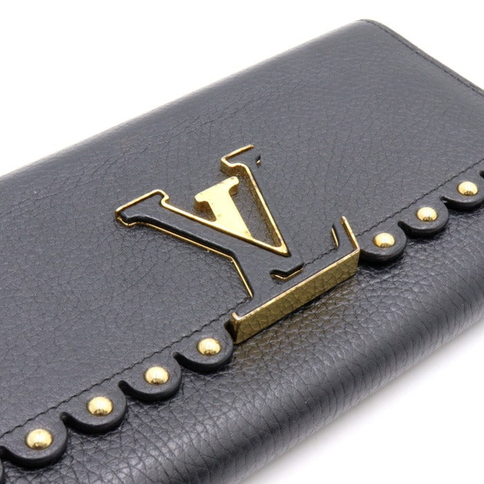 Louis Vuitton Capucines Long Wallet - Black