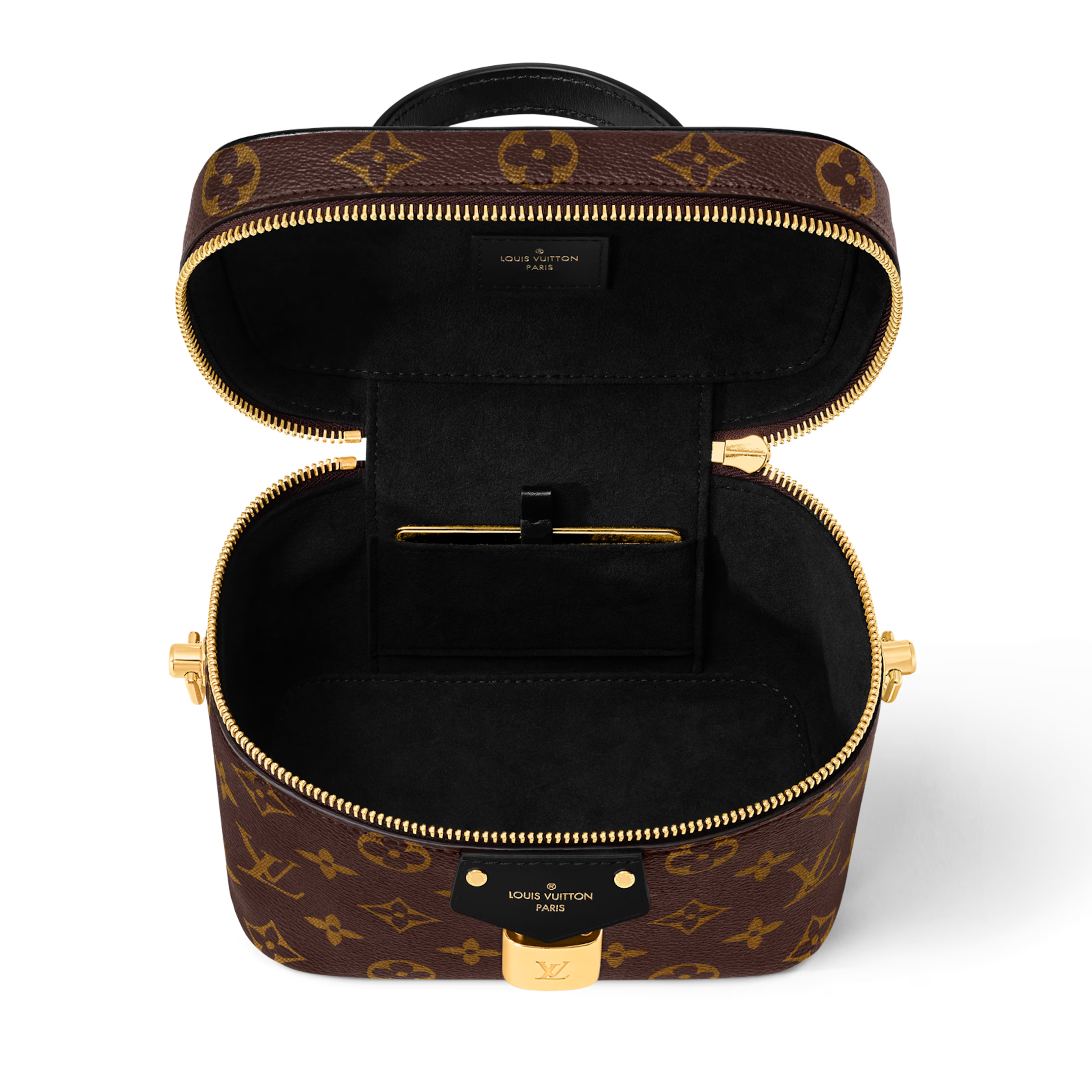 Louis Vuitton Monogram Reverse Coated Canvas Vanity PM Bag – Brown