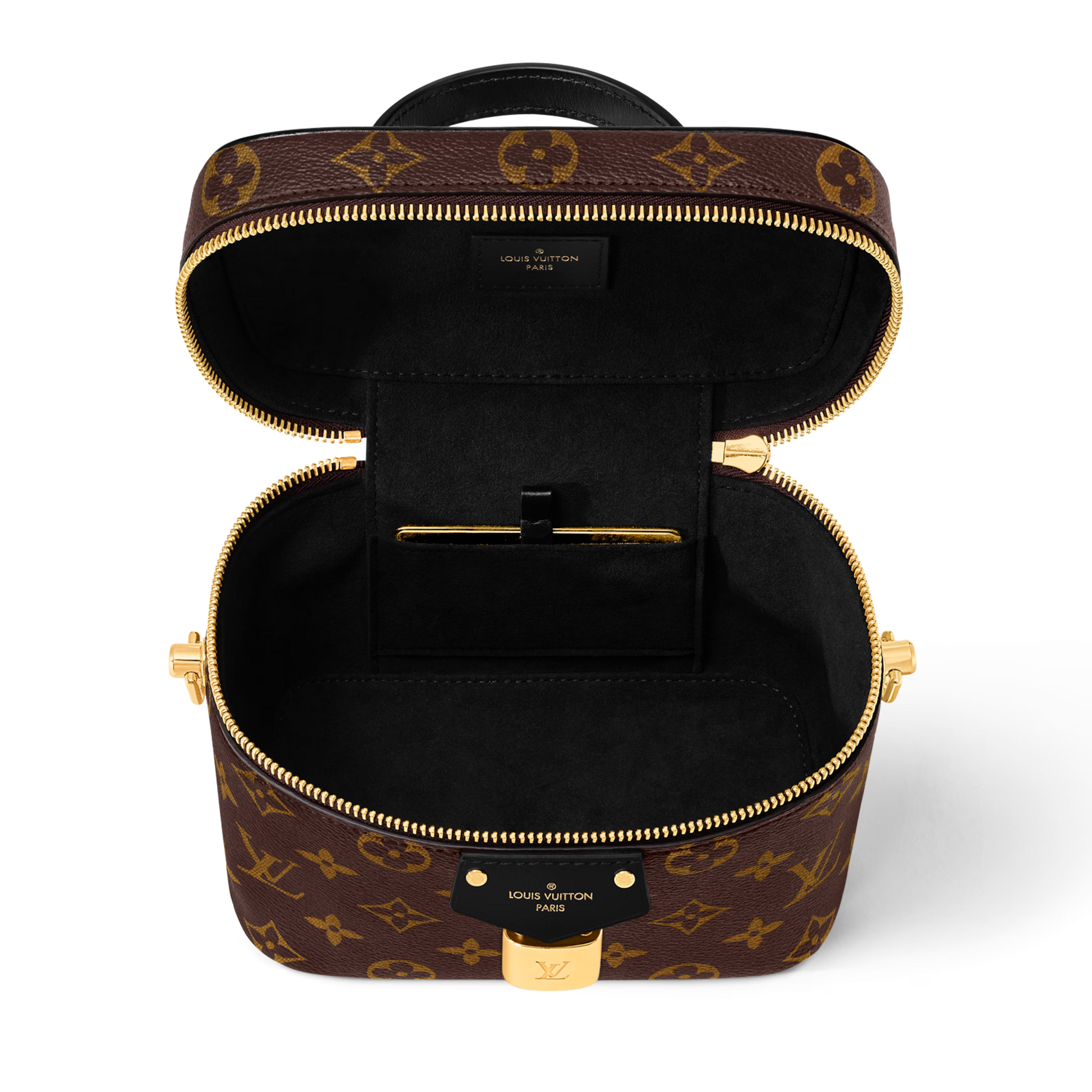Louis Vuitton Monogram Reverse Coated Canvas Vanity PM Bag – Brown