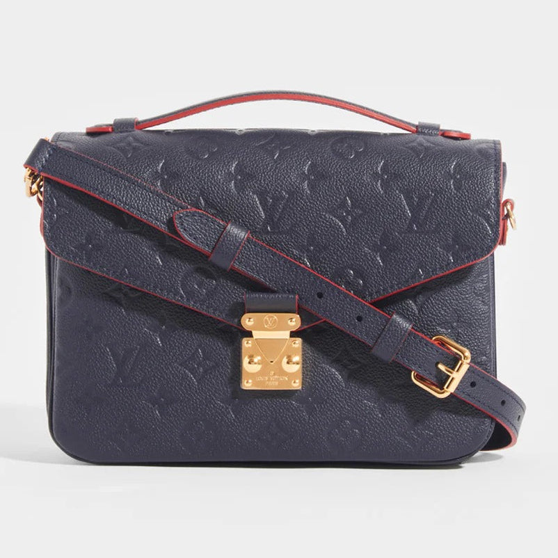 Louis Vuitton Monogram Empreinte Pochette Metis Handbag - Rouge Marine