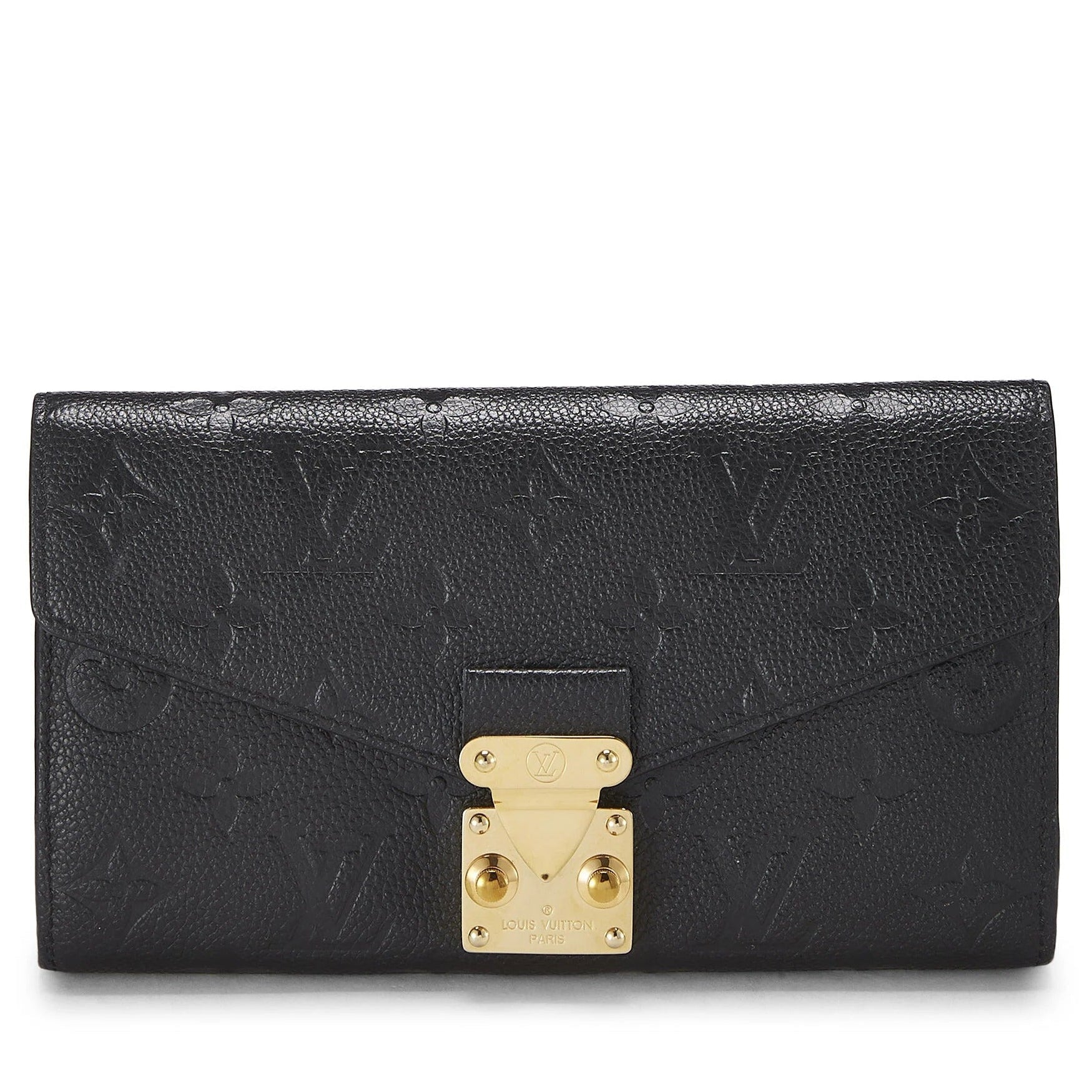 Louis Vuitton Monogram Empreinte Metis Wallet - Black