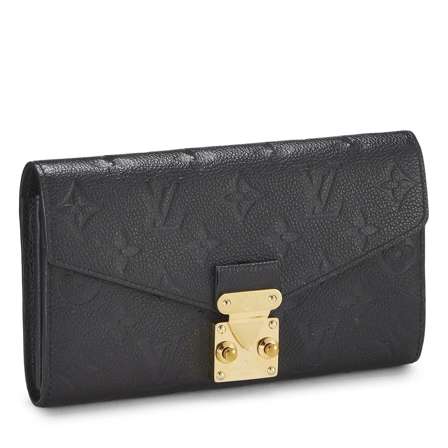 Louis Vuitton Monogram Empreinte Metis Wallet - Black