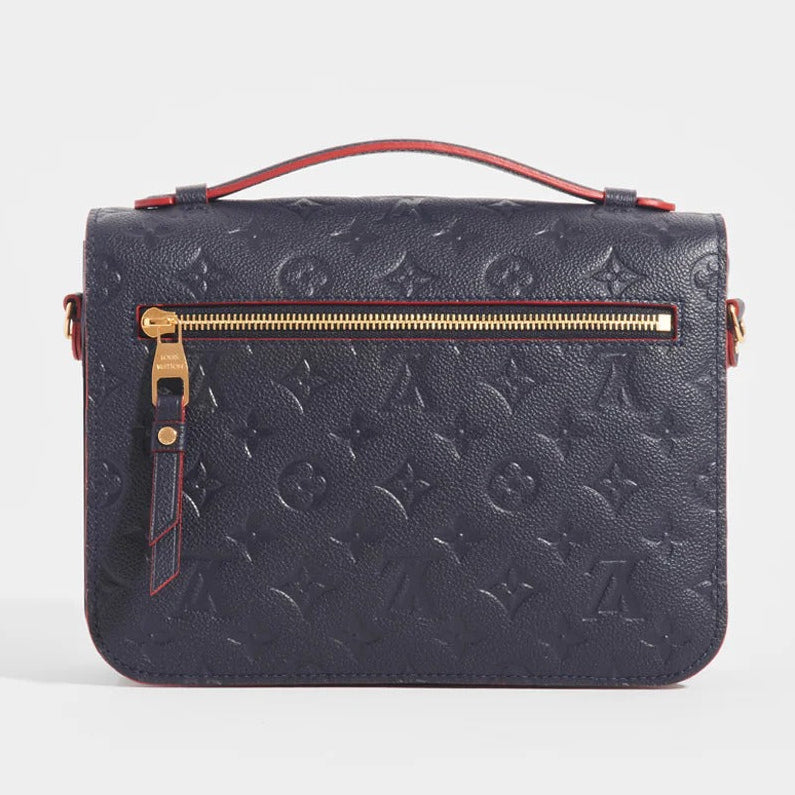Louis Vuitton Monogram Empreinte Pochette Metis Handbag - Rouge Marine