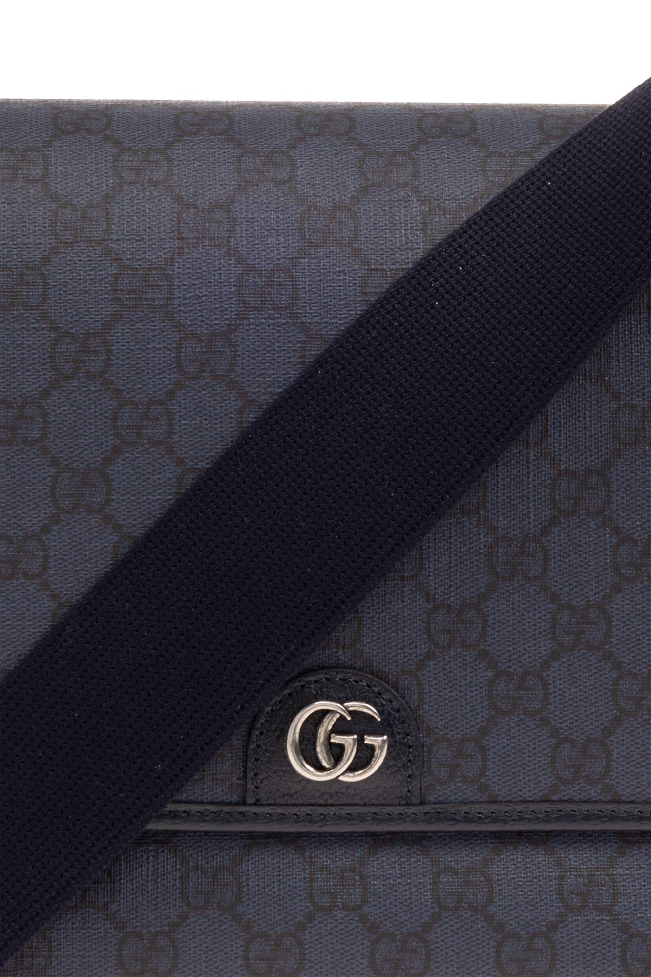 Gucci Supreme Canvas Ophidia Medium Messenger Bag – Blue