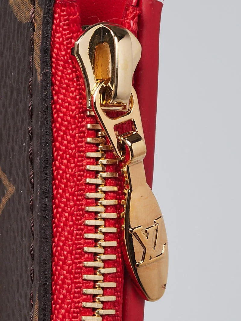 Louis Vuitton Coquelicot Monogram Compact Wallet - Brown