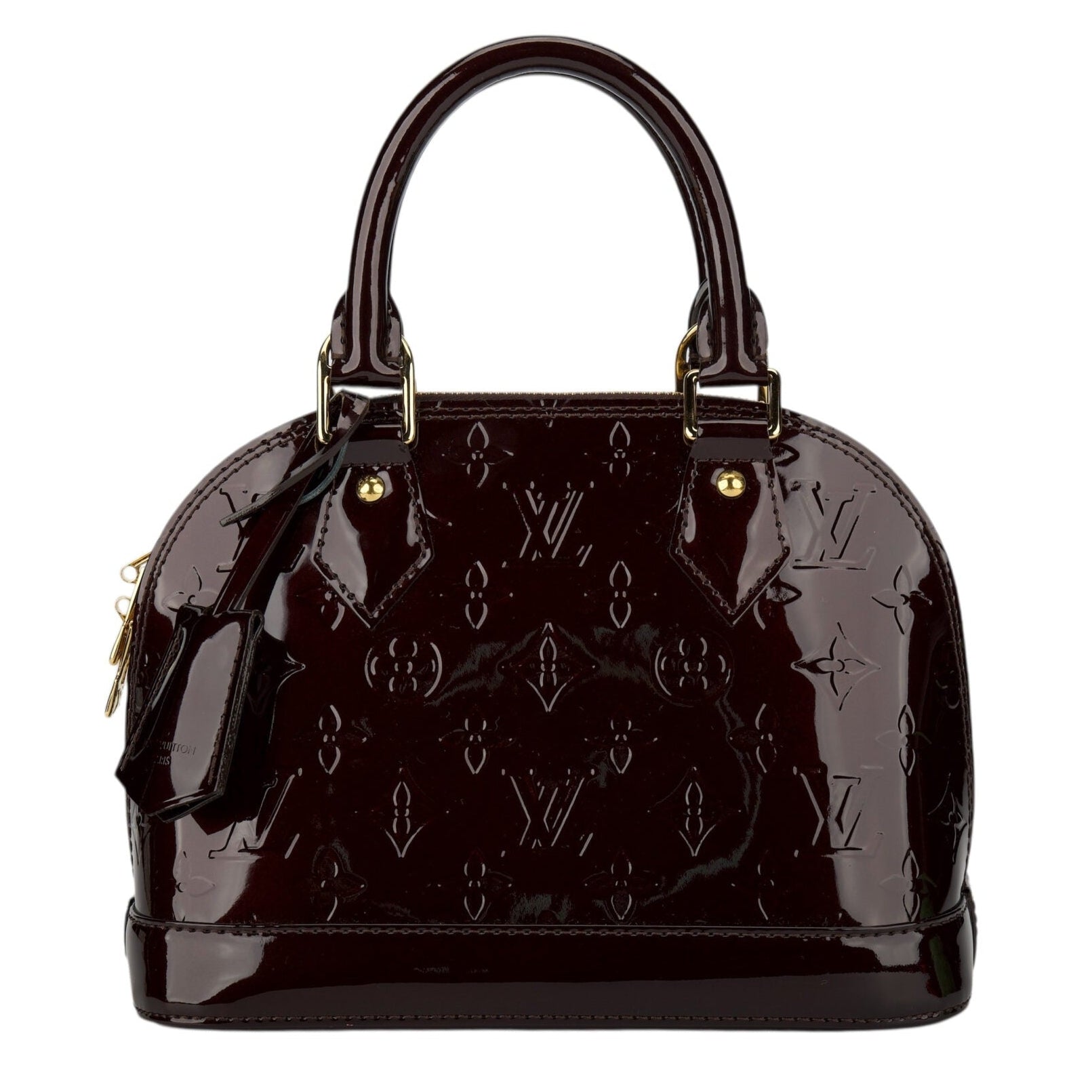 Louis Vuitton Vernis Alma BB Handbag - Amarante