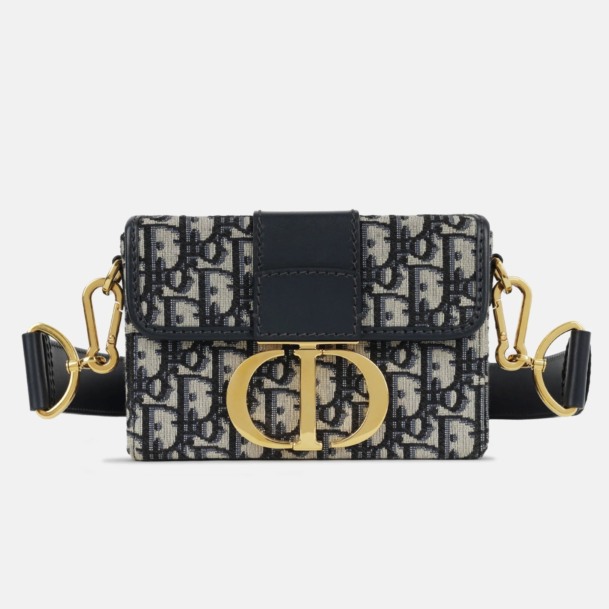 Dior 30 Montaigne Jacquard Bag - Blue Dior Oblique