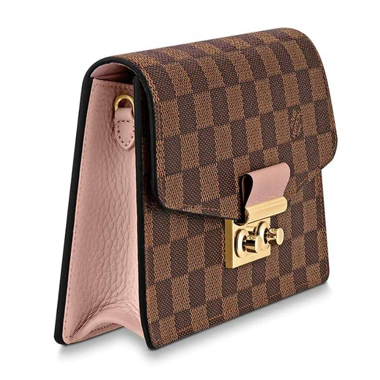 Louis Vuitton Damier Ebene Croisette Chain Wallet Bag - Dark Brown