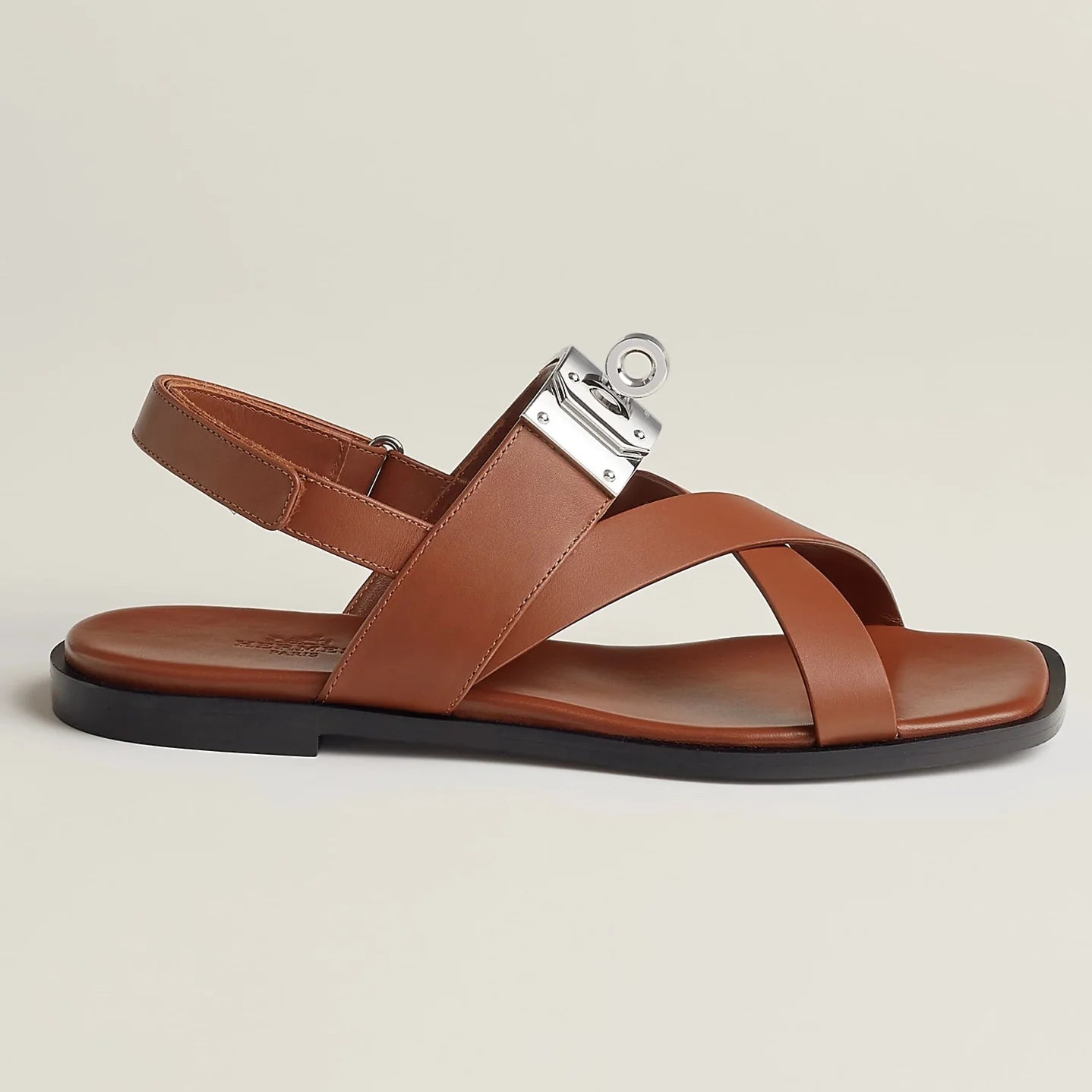 Hermes Ines Sandals - Brown