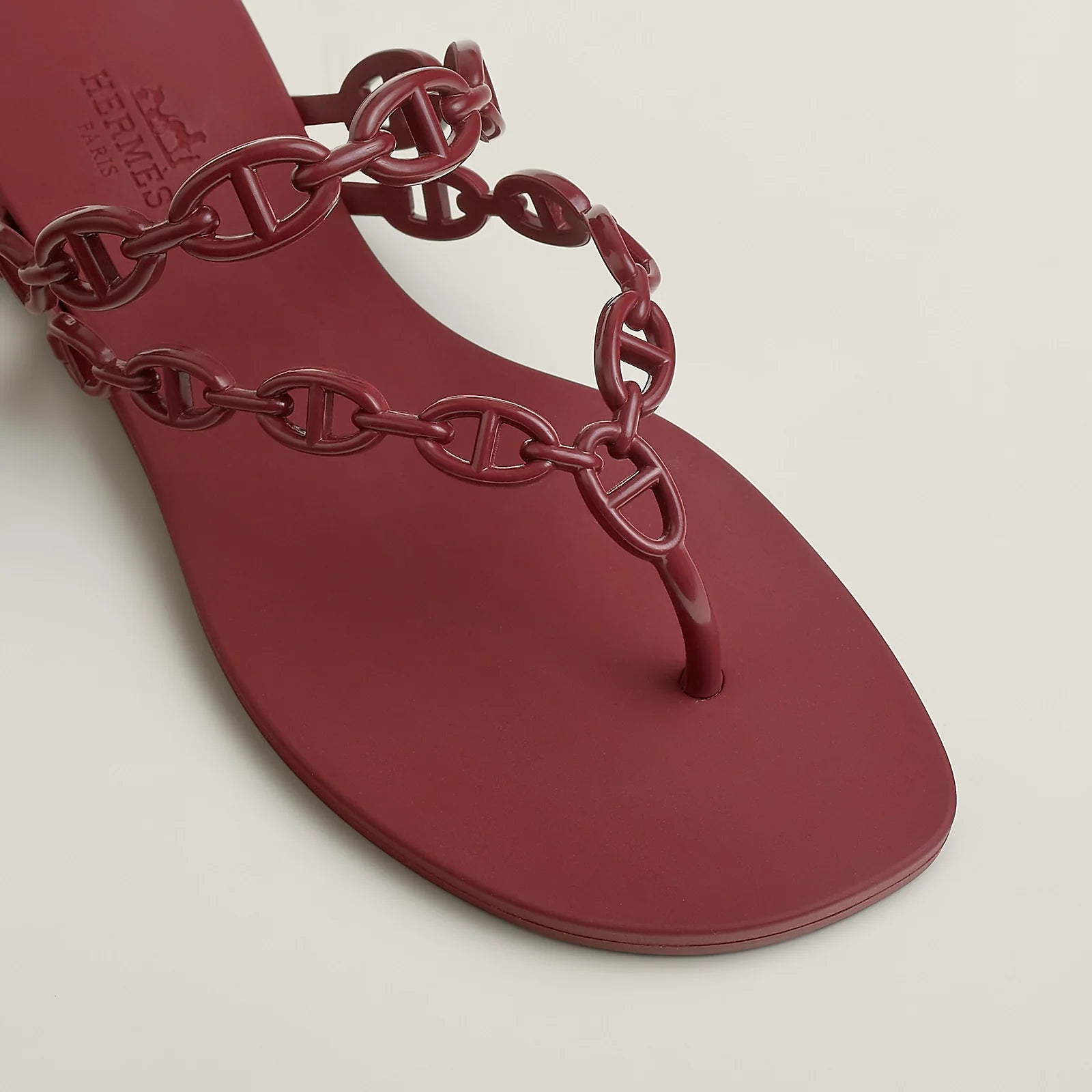 Hermes Island Sandals - Rouge H