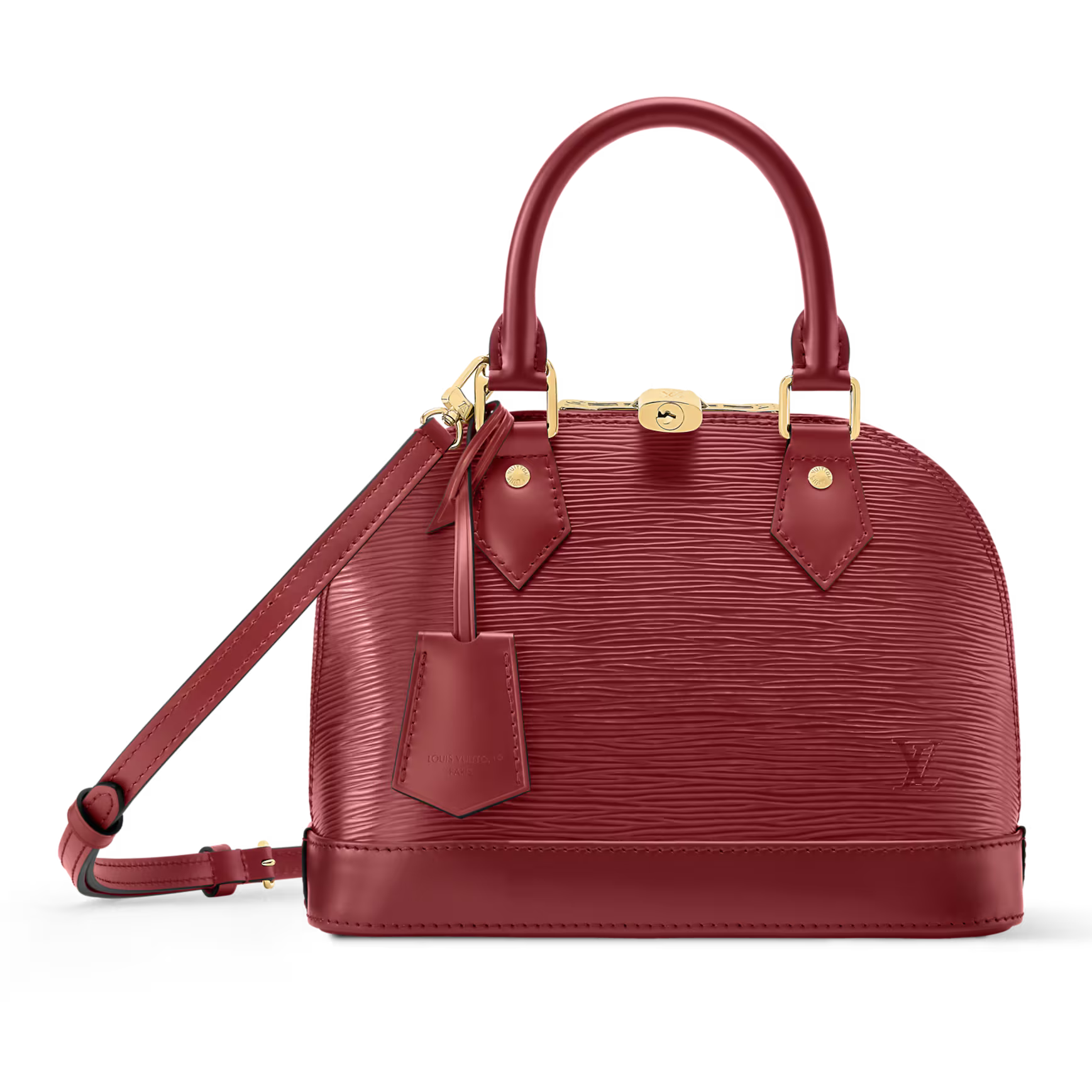 Louis Vuitton Alma BB Handbag - Monogram Rouge