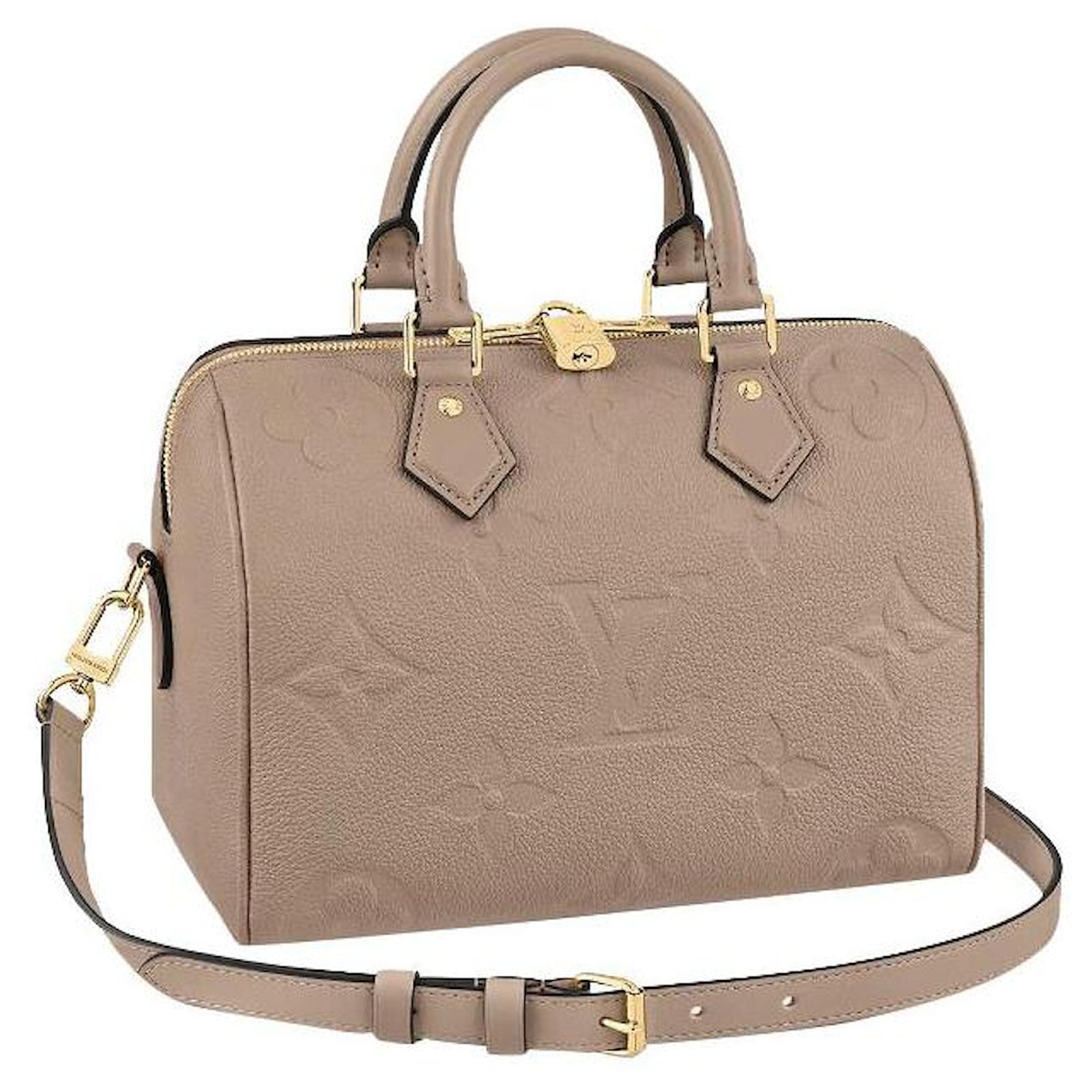 Louis Vuitton Monogram Empreinte Giant Speedy Bandoulière 25 Handbag - Dune
