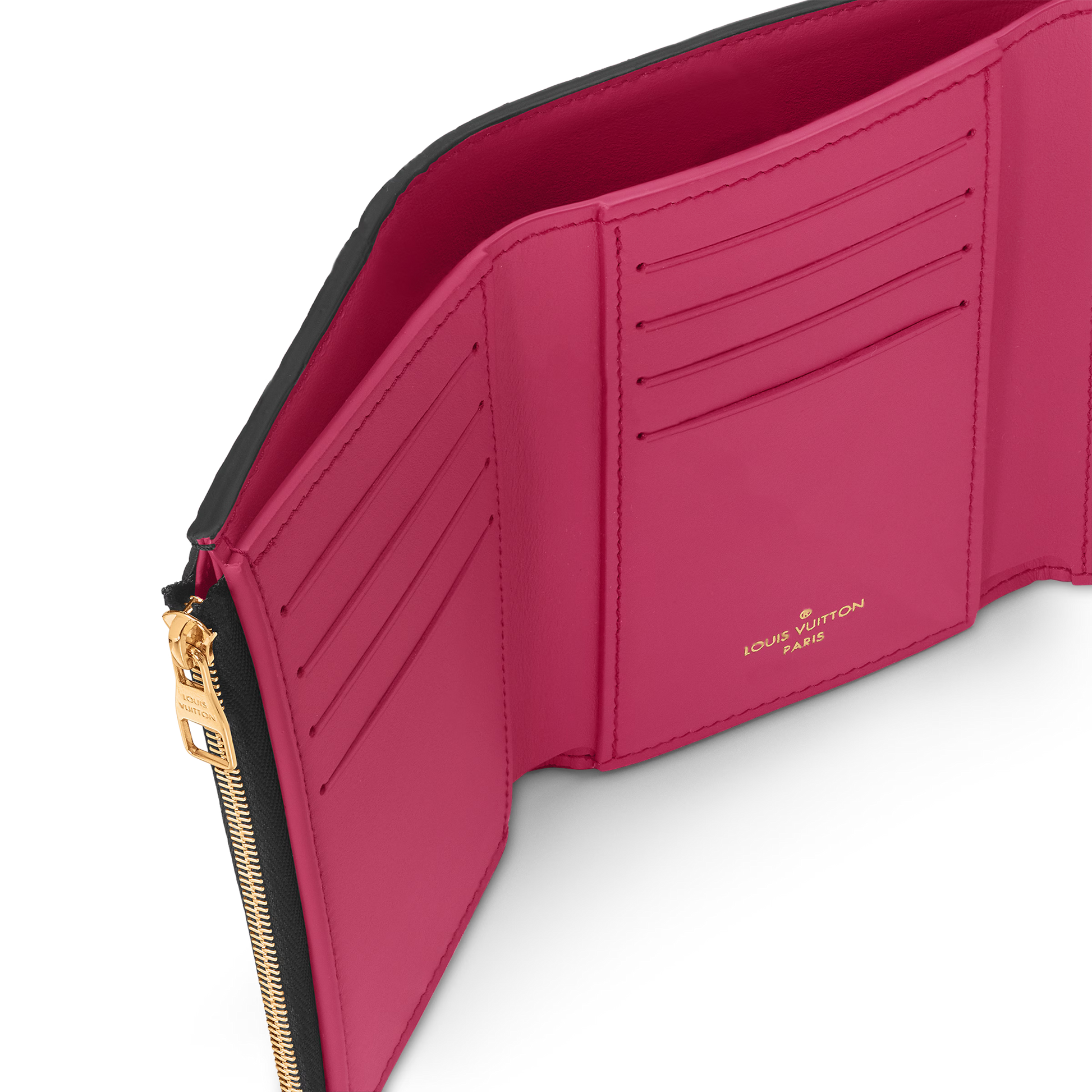 Louis Vuitton Capucines Compact Wallet - Black Rose