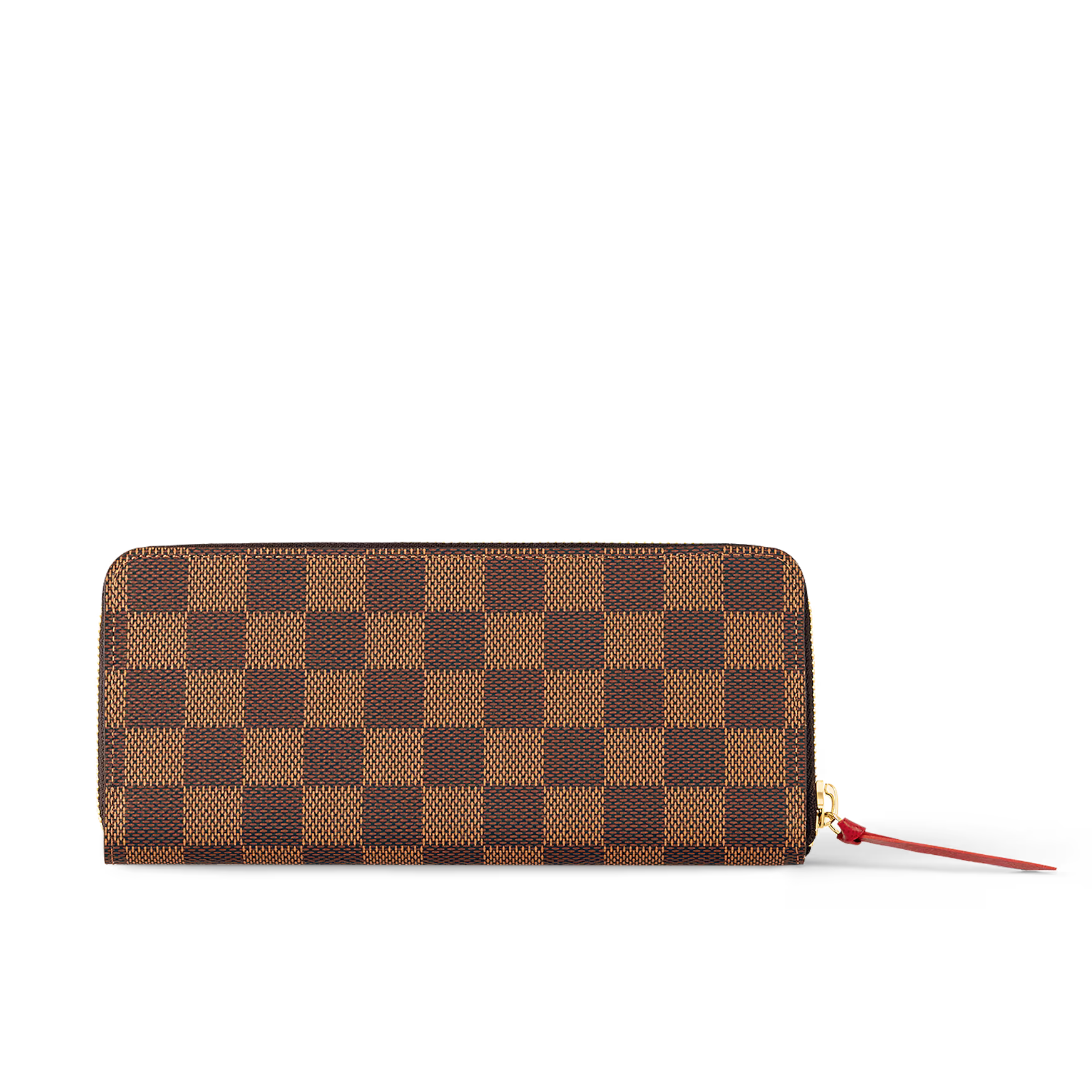 Louis Vuitton Damier Ebene Canvas Clémence Wallet - Brown