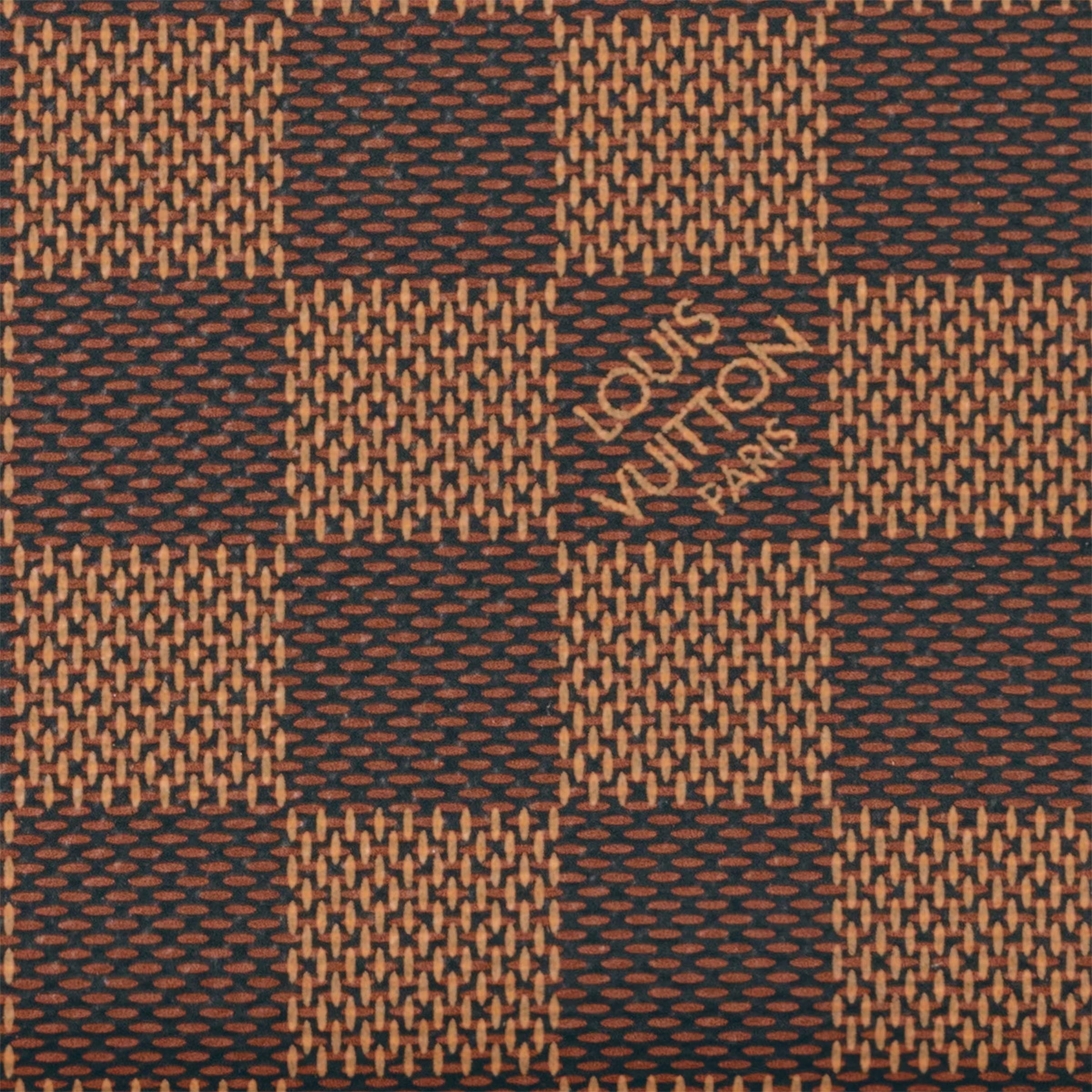 Louis Vuitton Damier Ebene Canvas Clémence Wallet - Brown