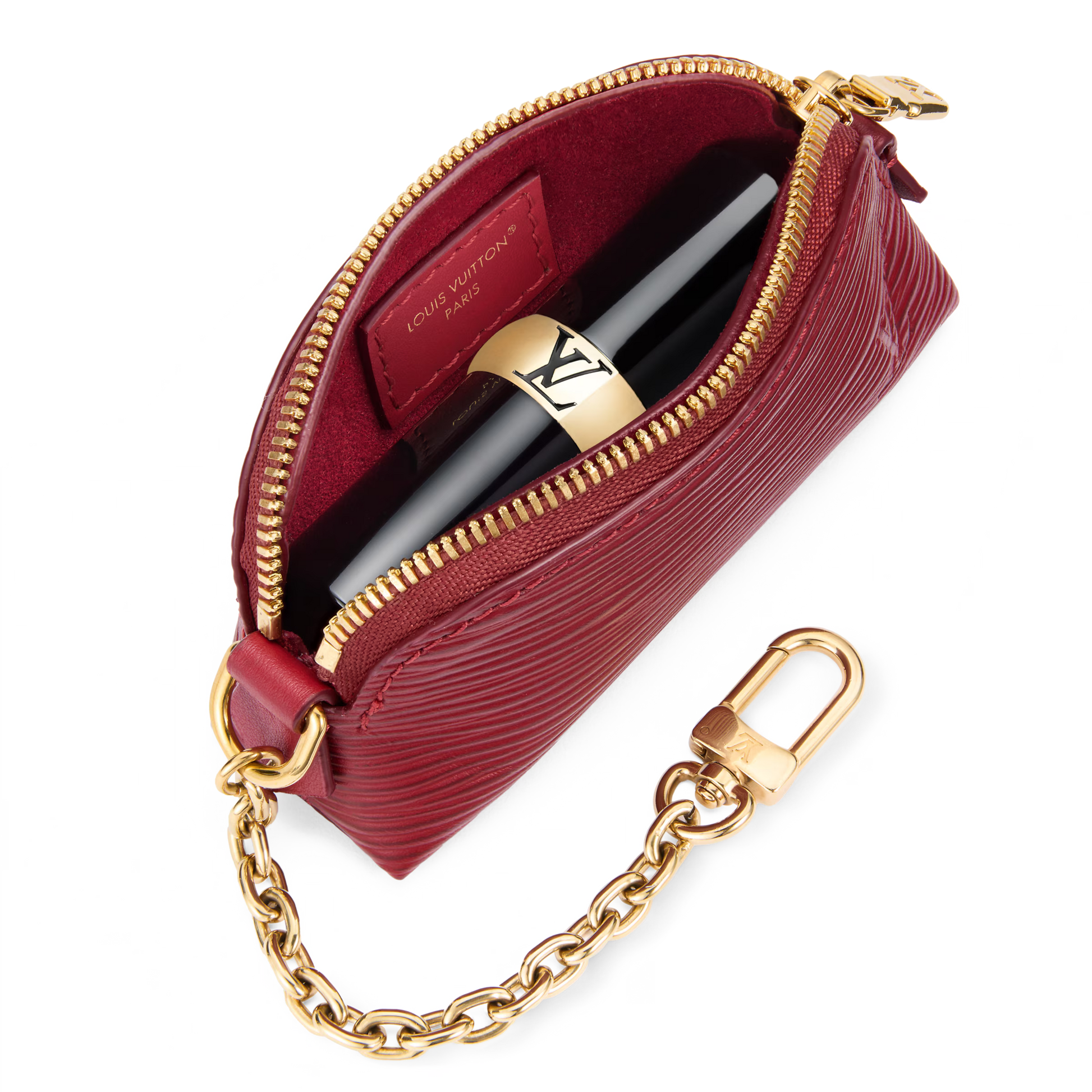 Louis Vuitton Cosmetic Lipstick Pouch - Monogram Rouge