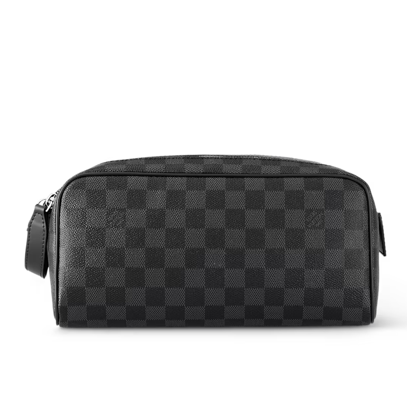 Louis Vuitton Dopp Kit Toilet Pouch -  Damier Graphite