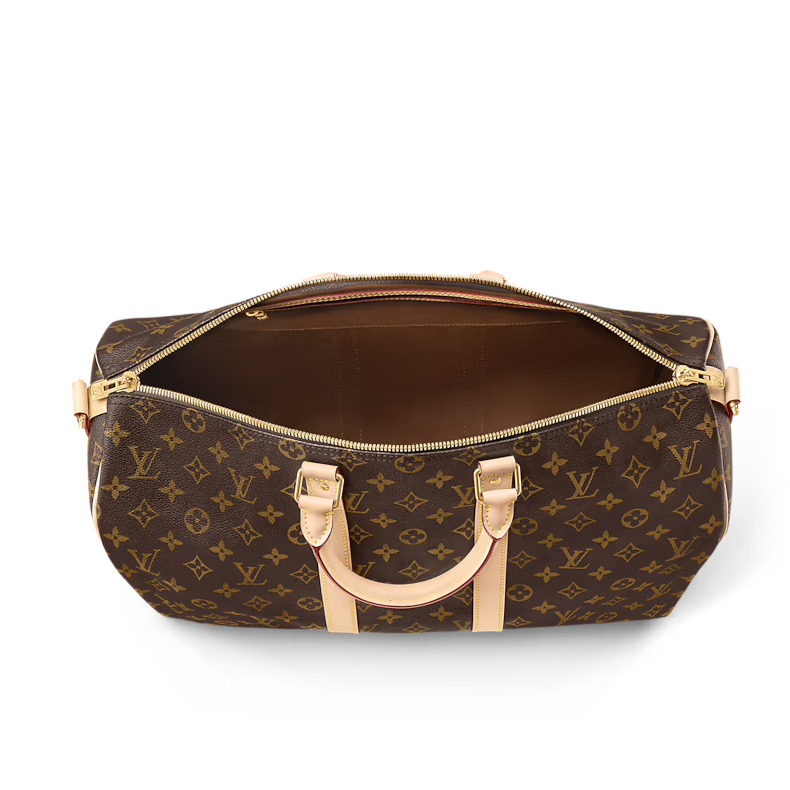 Louis Vuitton Keepall Bandoulière 45 Duffle Bag - Brown