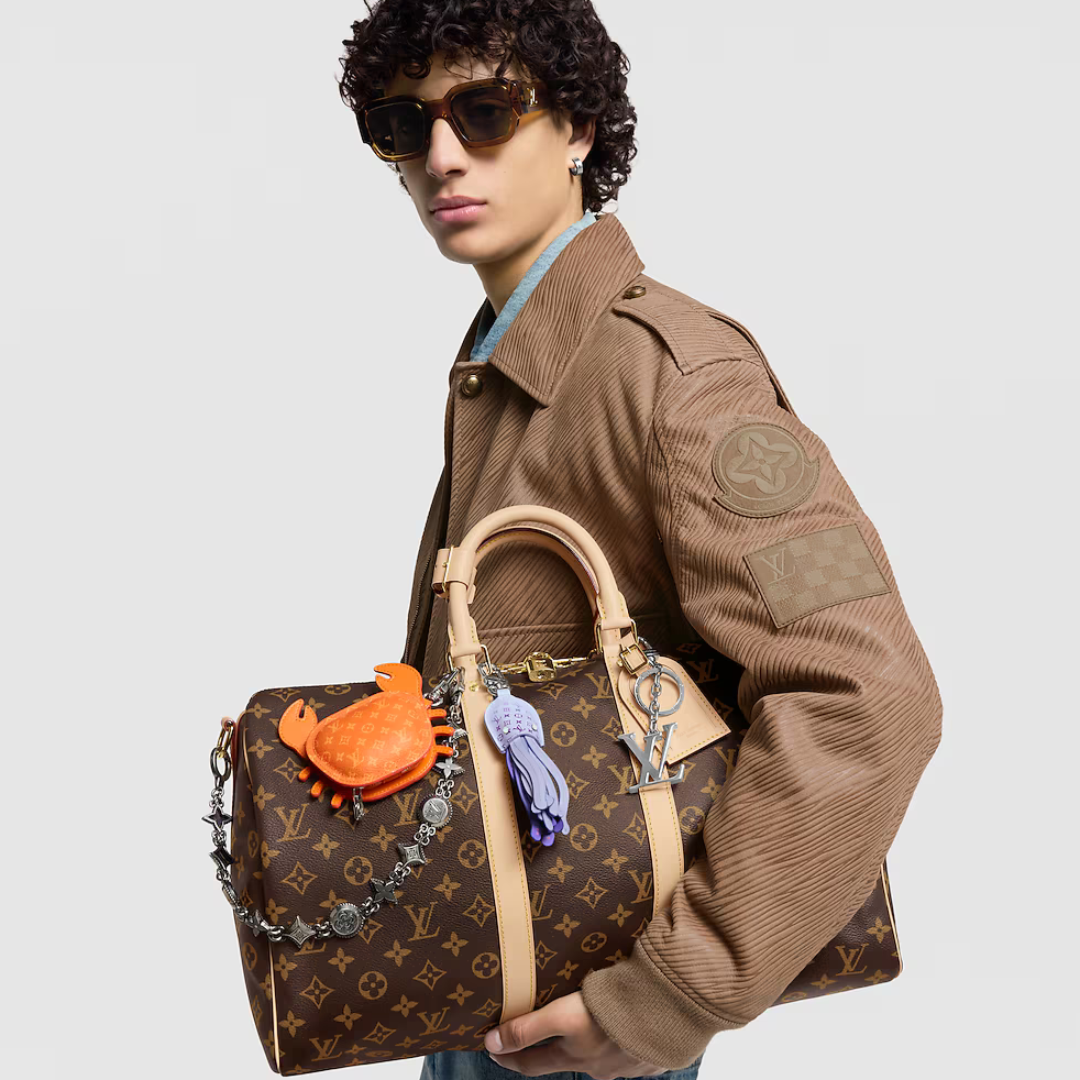 Louis Vuitton Keepall Bandoulière 45 Duffle Bag - Brown