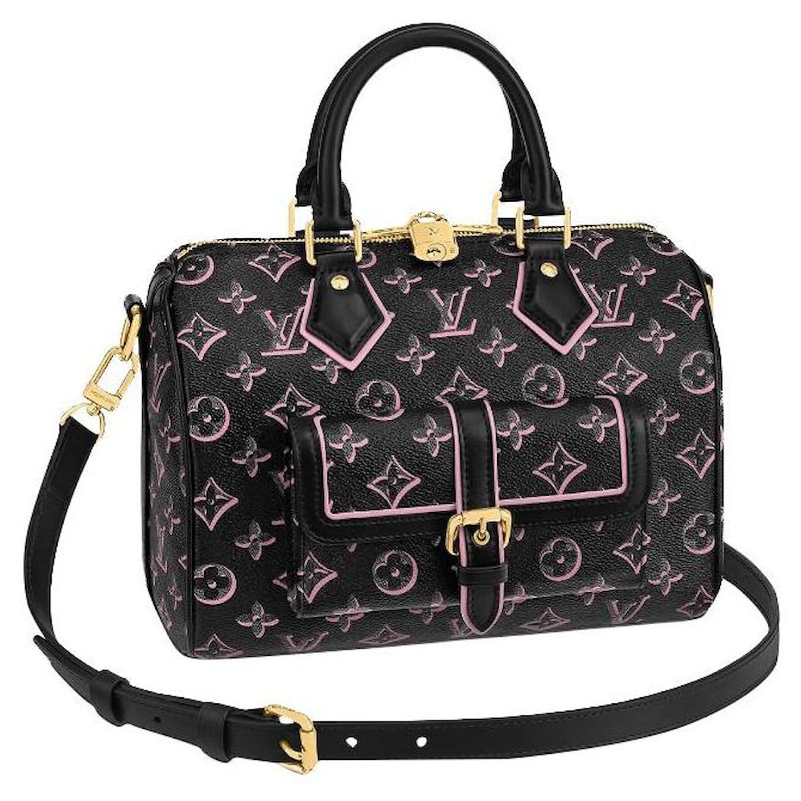 Louis Vuitton Monogram Fall for You Speedy Bandoulière 25 Handbag -  Black